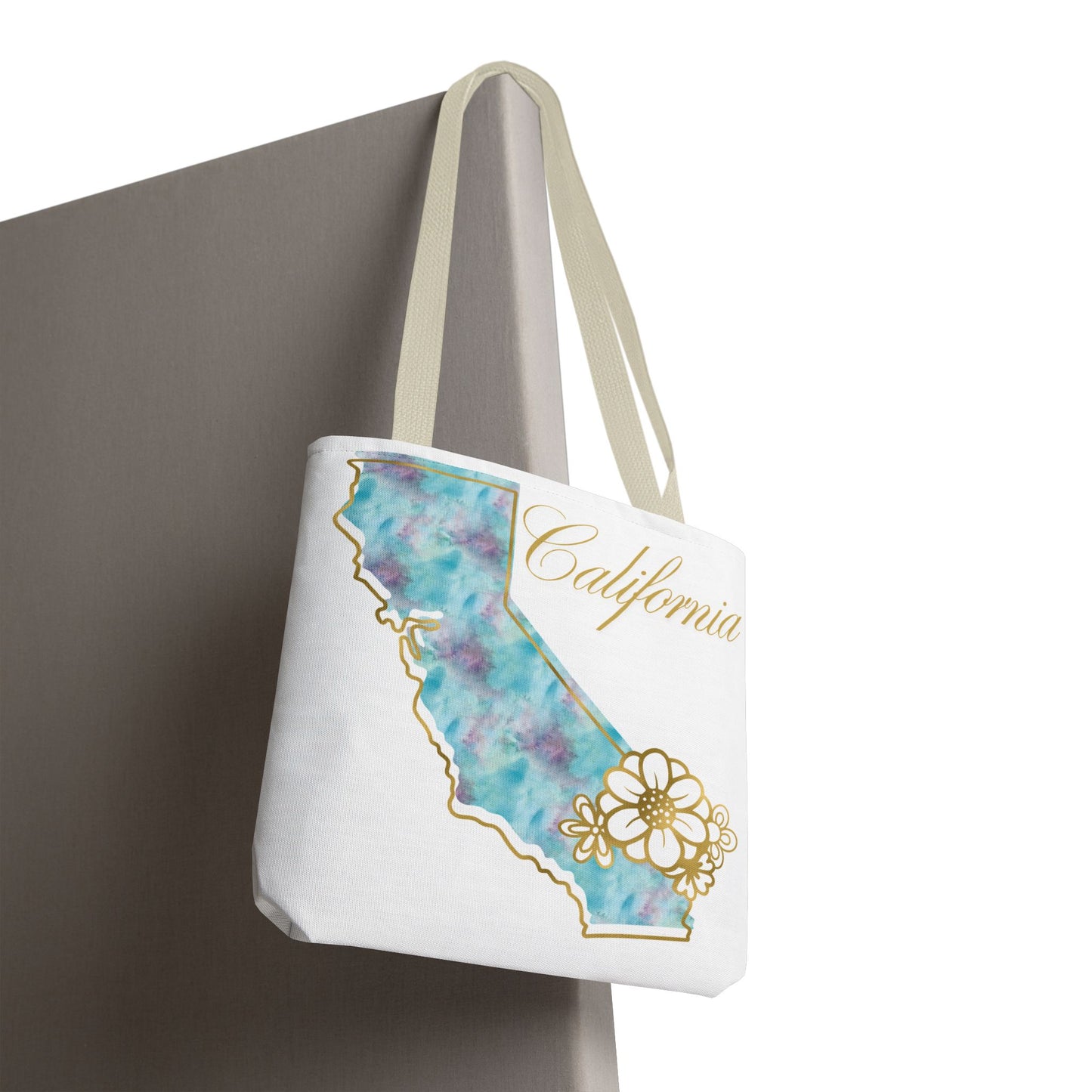 🌸 California State Floral Tote Bag – Elegant, Artistic & Practical 👜