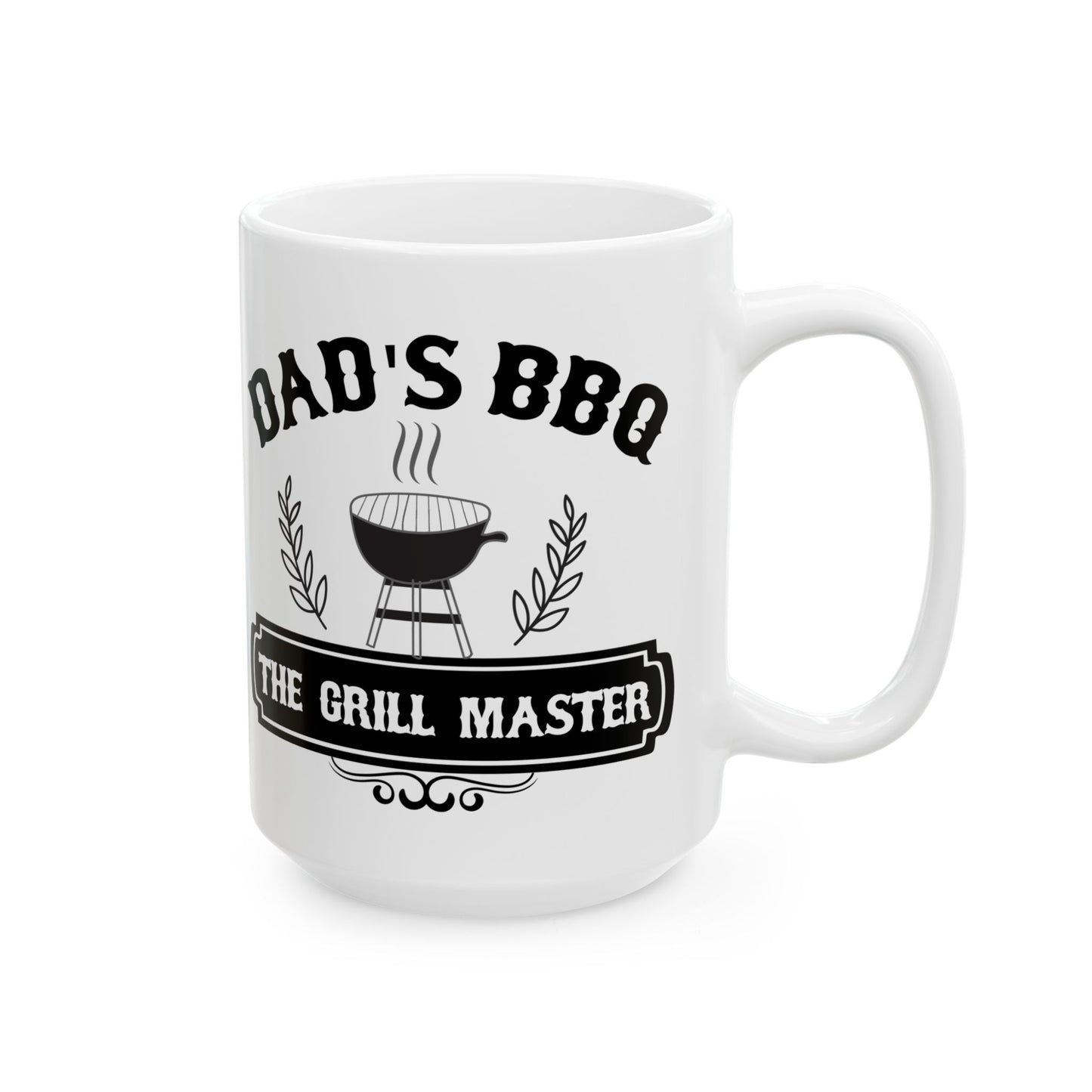🔥☕ DAD'S BBQ – The Grill Master Coffee Mug (11oz & 15oz) ☕🔥