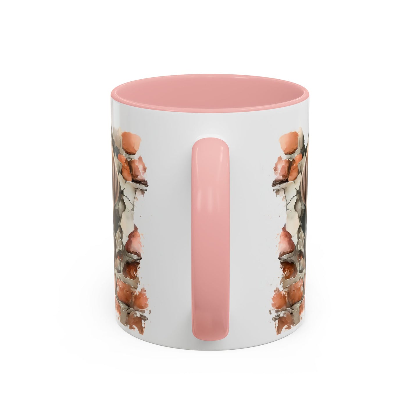 🐶🍫 Chocolate Lab Puppy Accent Mug – Sweet Brown Pup Coffee Cup ☕💛