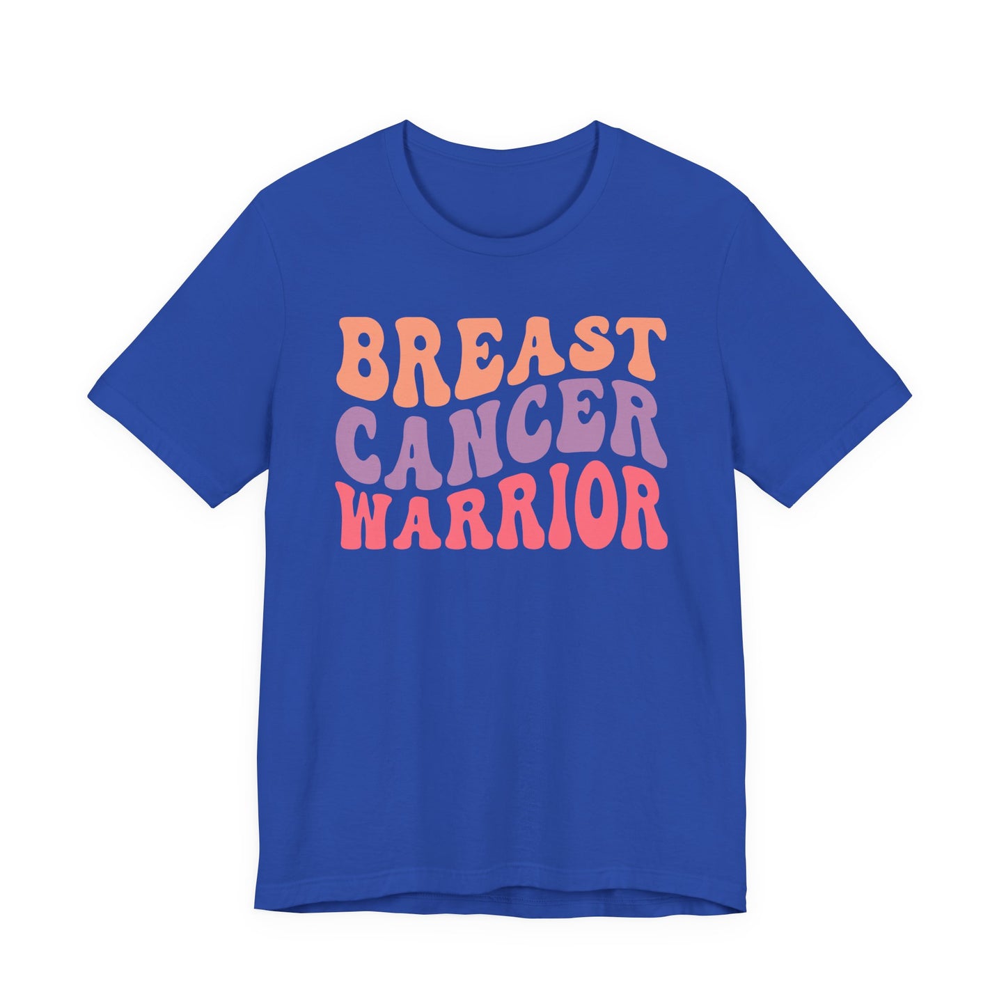 🎗️💪 Breast Cancer Warrior T-Shirt – Bold Retro Awareness Tee for Strength & Support 🌸