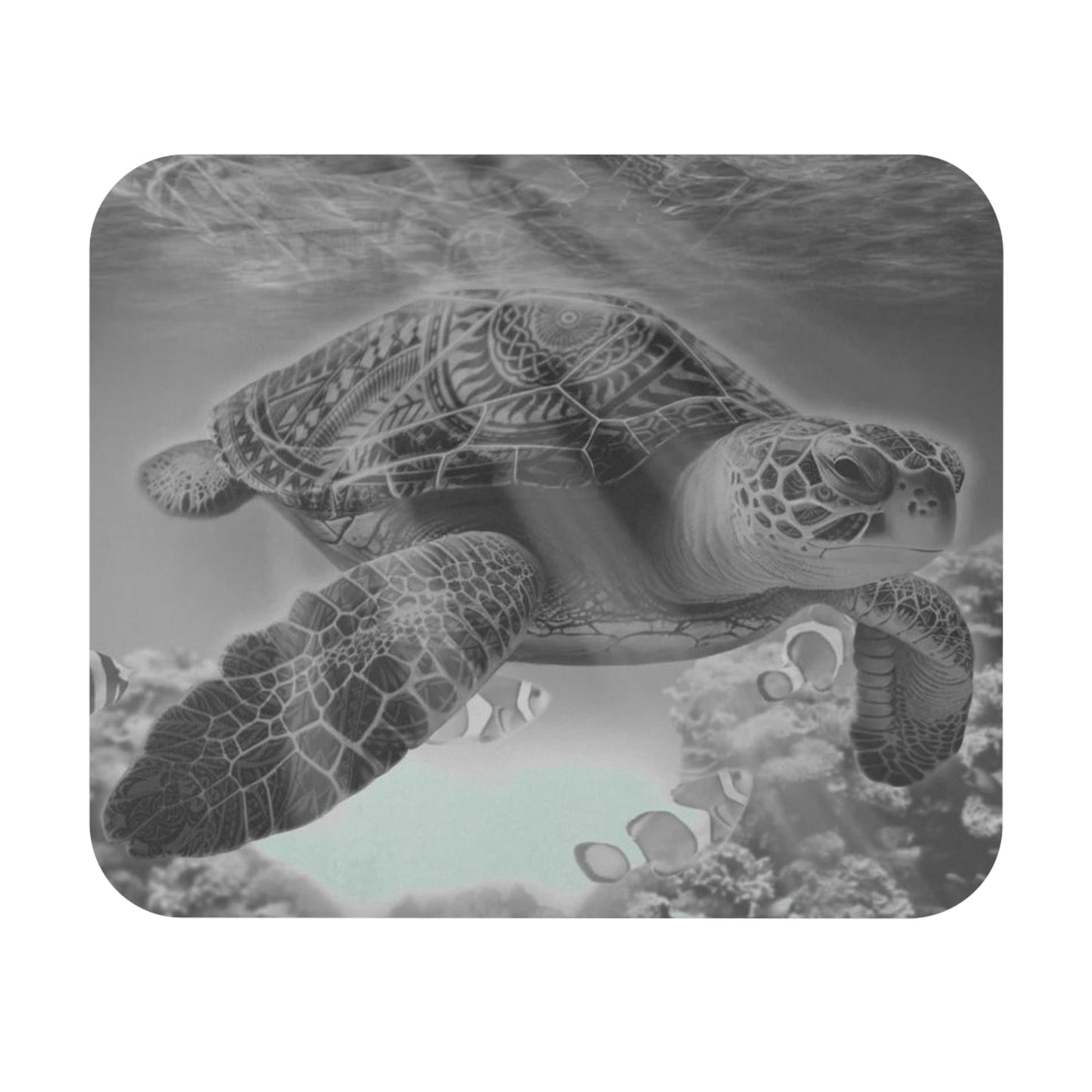 🖱️🐢 Sea Turtle Reef Mouse Pad – Ocean Calm Desk Accessory
