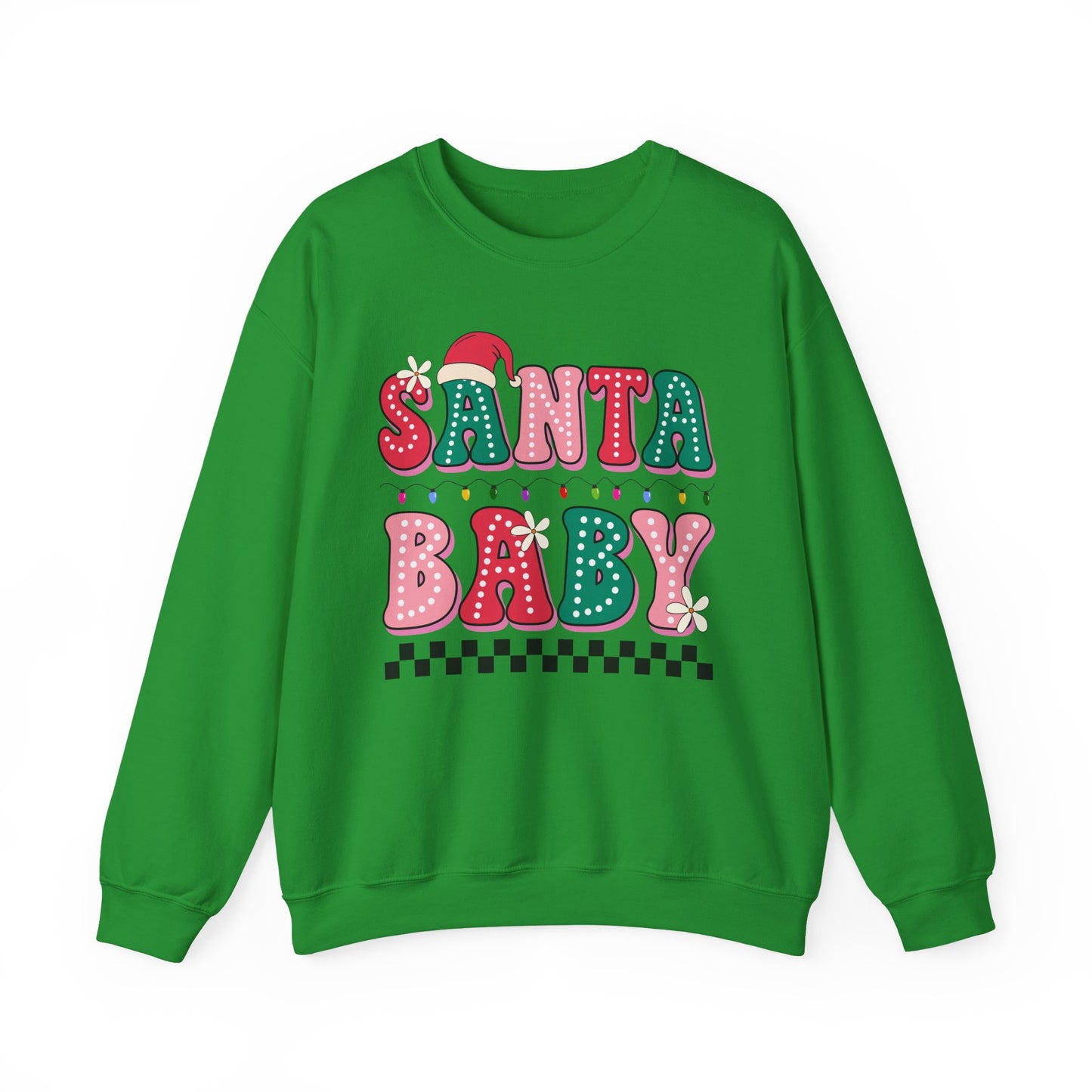 🎅✨ Santa Baby Retro Sweatshirt – Cute & Festive Holiday Style