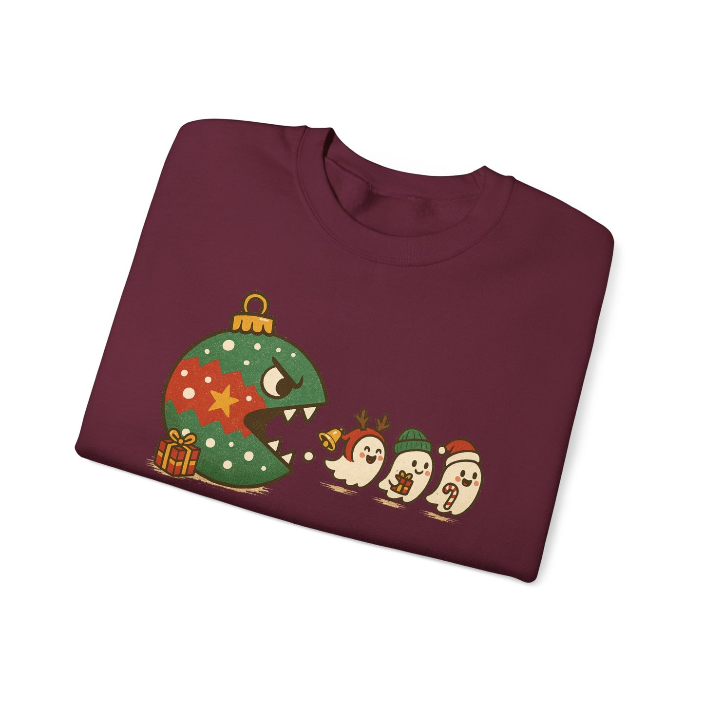 👻🎄 Chompmas Ghost Sweatshirt – Festive, Funny & Cozy 🎁✨