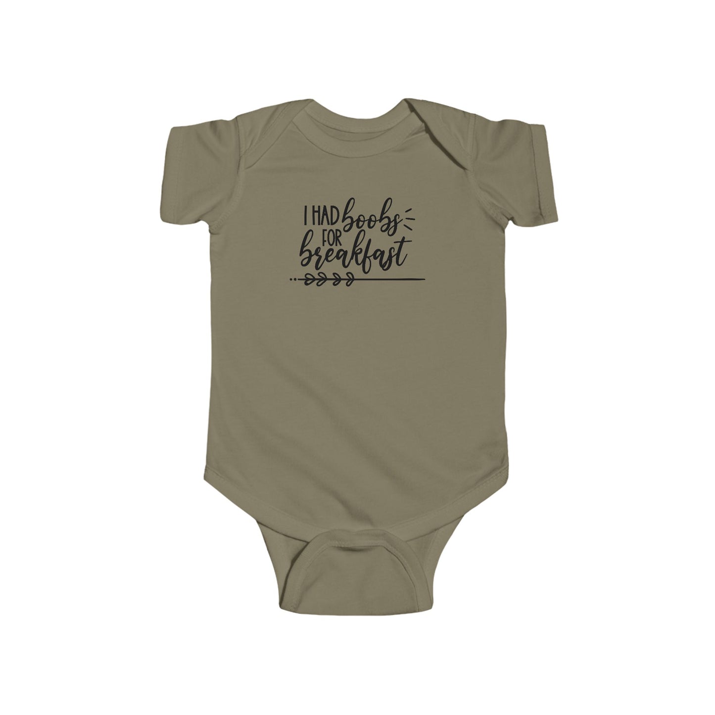 I Had Boobs For Breakfast – Funny Baby Onesie 🍼😴