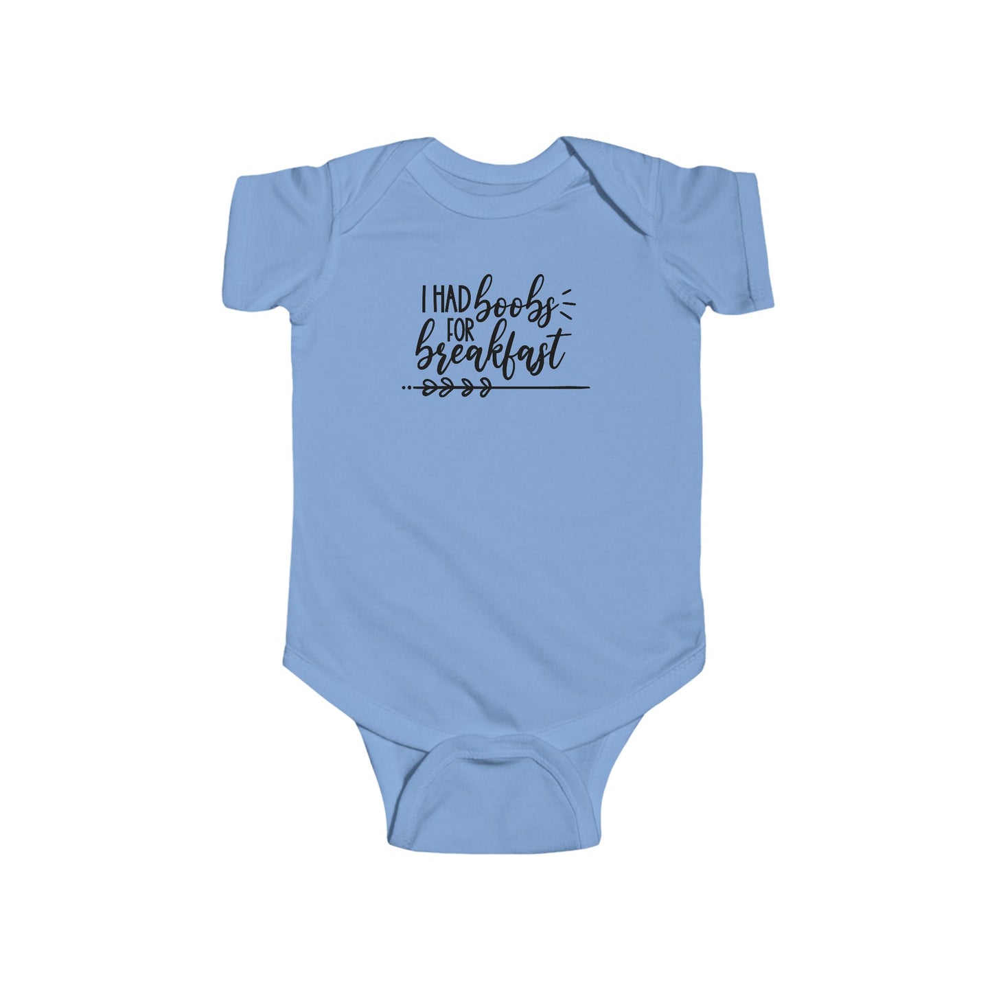 I Had Boobs For Breakfast – Funny Baby Onesie 🍼😴