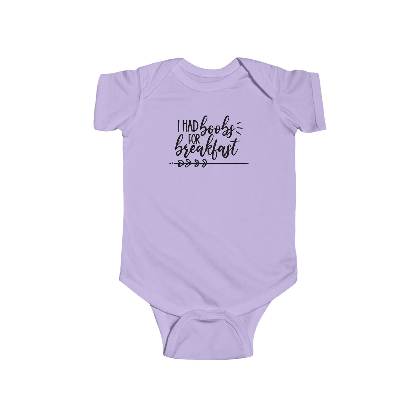 I Had Boobs For Breakfast – Funny Baby Onesie 🍼😴