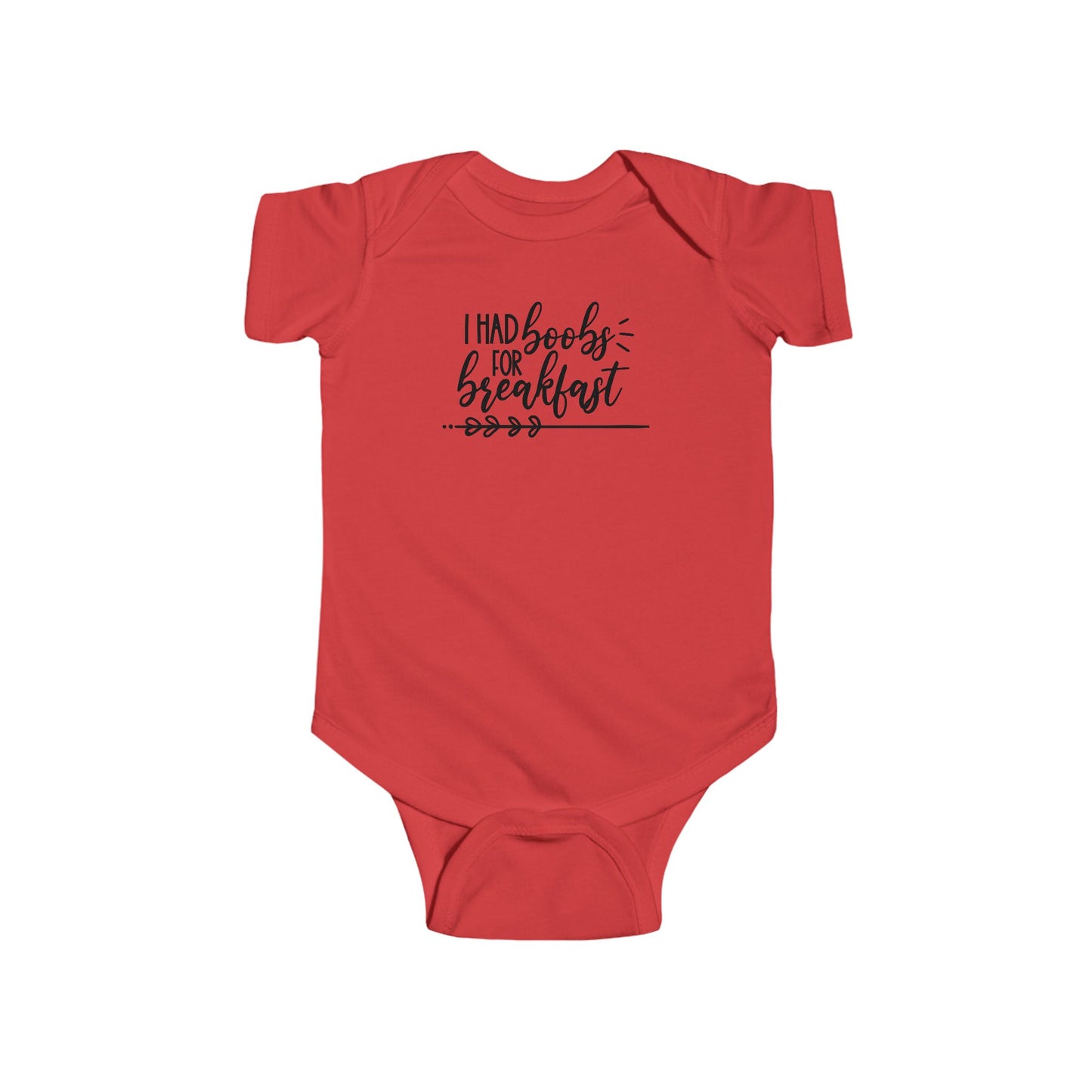 I Had Boobs For Breakfast – Funny Baby Onesie 🍼😴