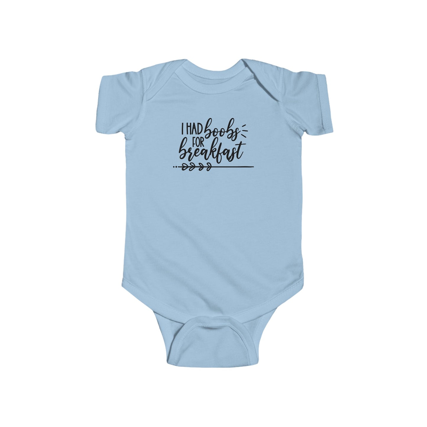 I Had Boobs For Breakfast – Funny Baby Onesie 🍼😴