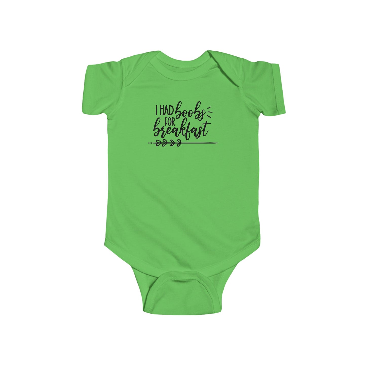 I Had Boobs For Breakfast – Funny Baby Onesie 🍼😴