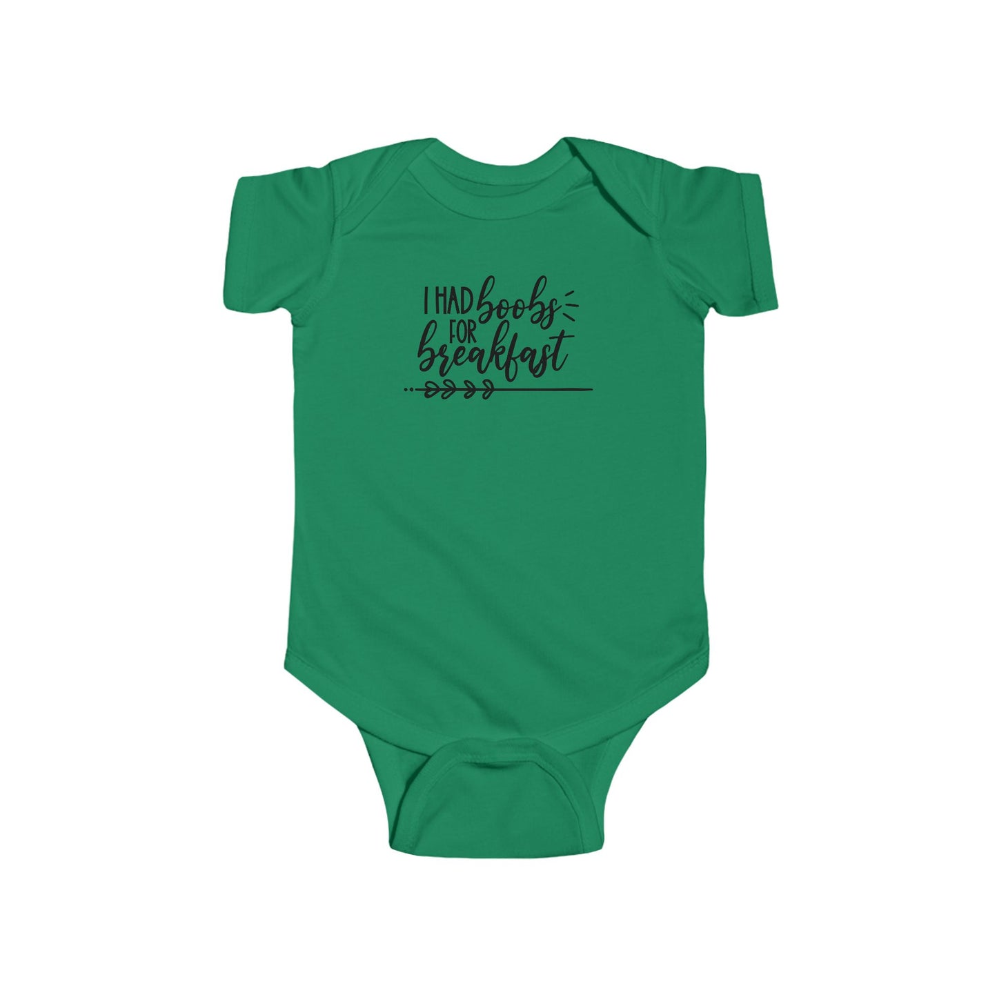 I Had Boobs For Breakfast – Funny Baby Onesie 🍼😴