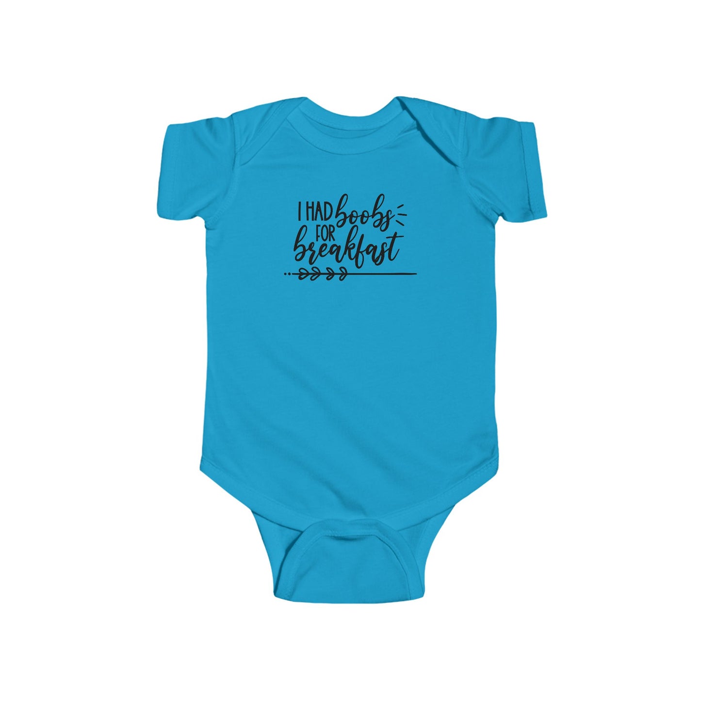I Had Boobs For Breakfast – Funny Baby Onesie 🍼😴