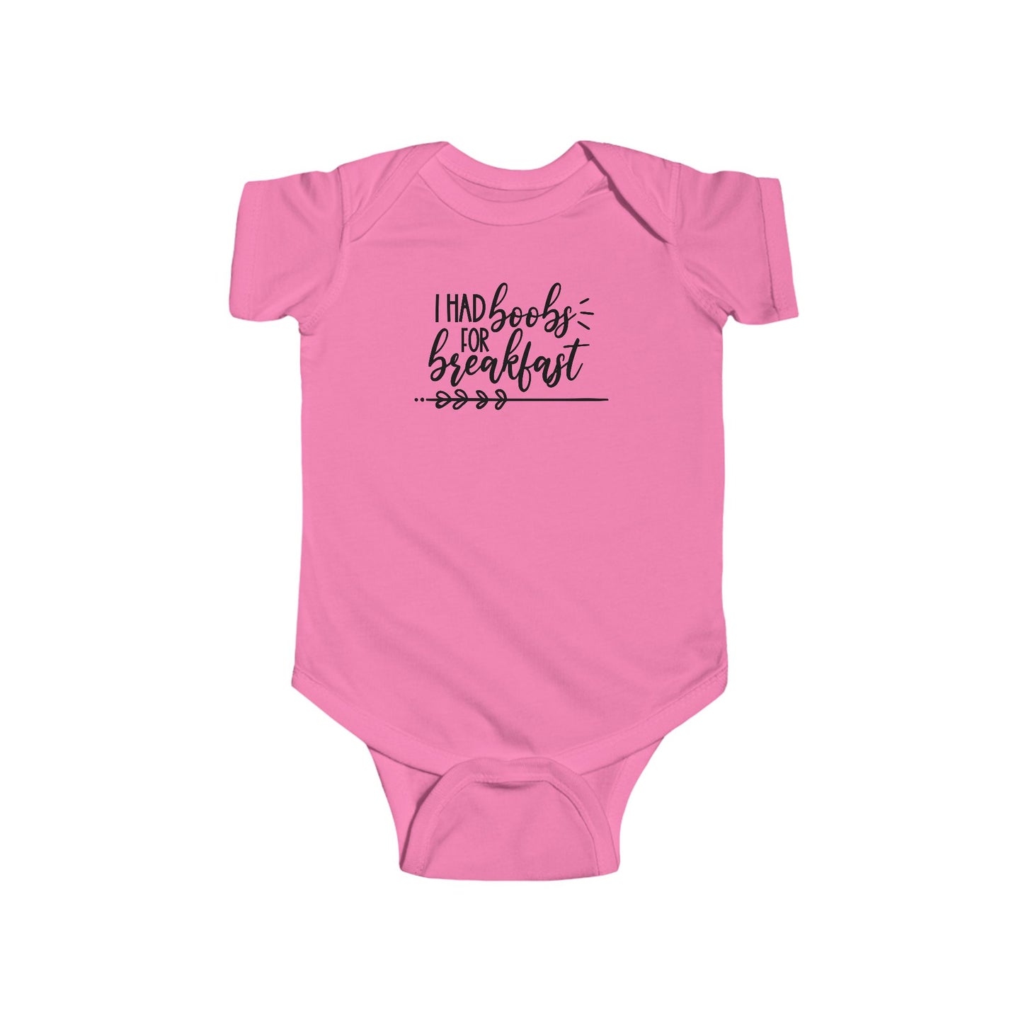 I Had Boobs For Breakfast – Funny Baby Onesie 🍼😴