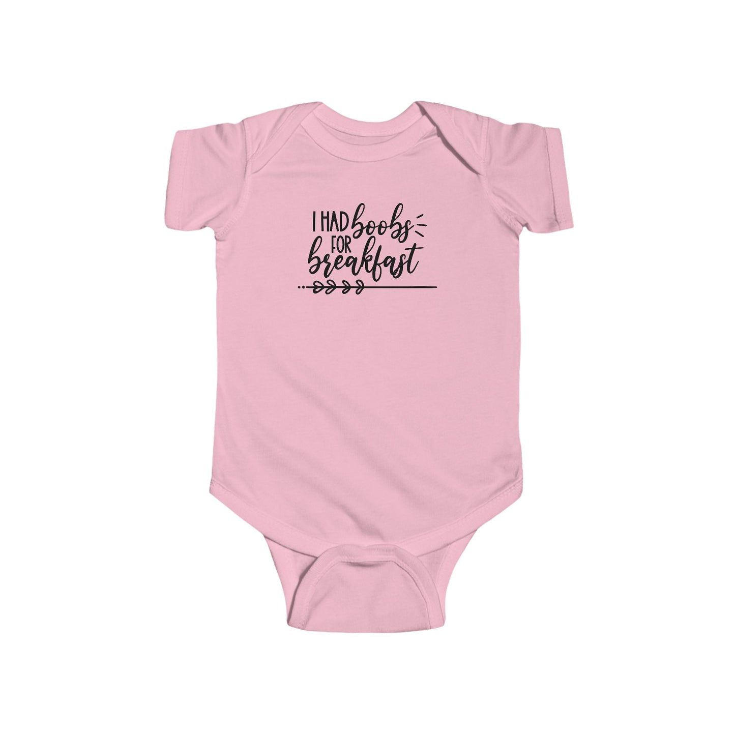 I Had Boobs For Breakfast – Funny Baby Onesie 🍼😴