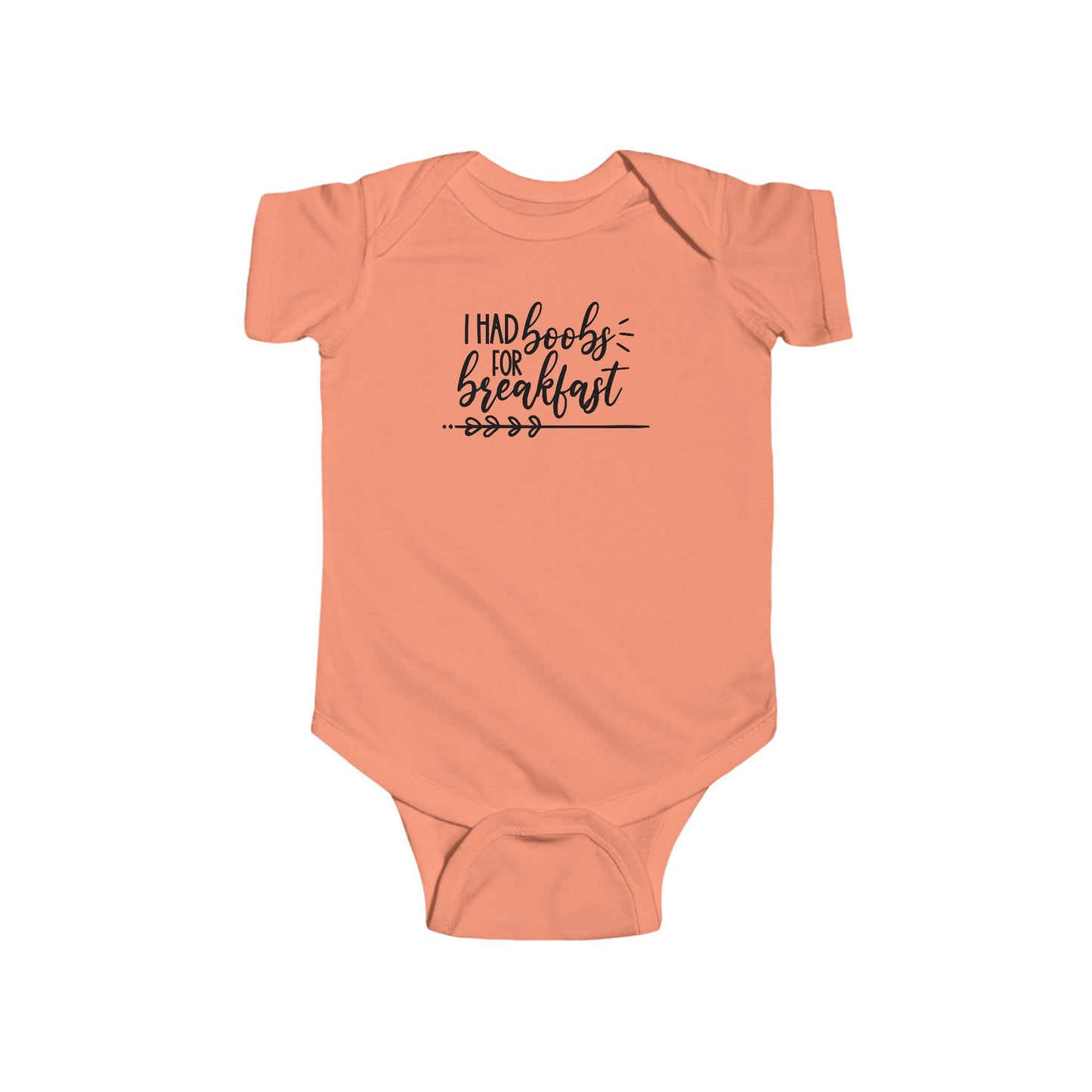 I Had Boobs For Breakfast – Funny Baby Onesie 🍼😴