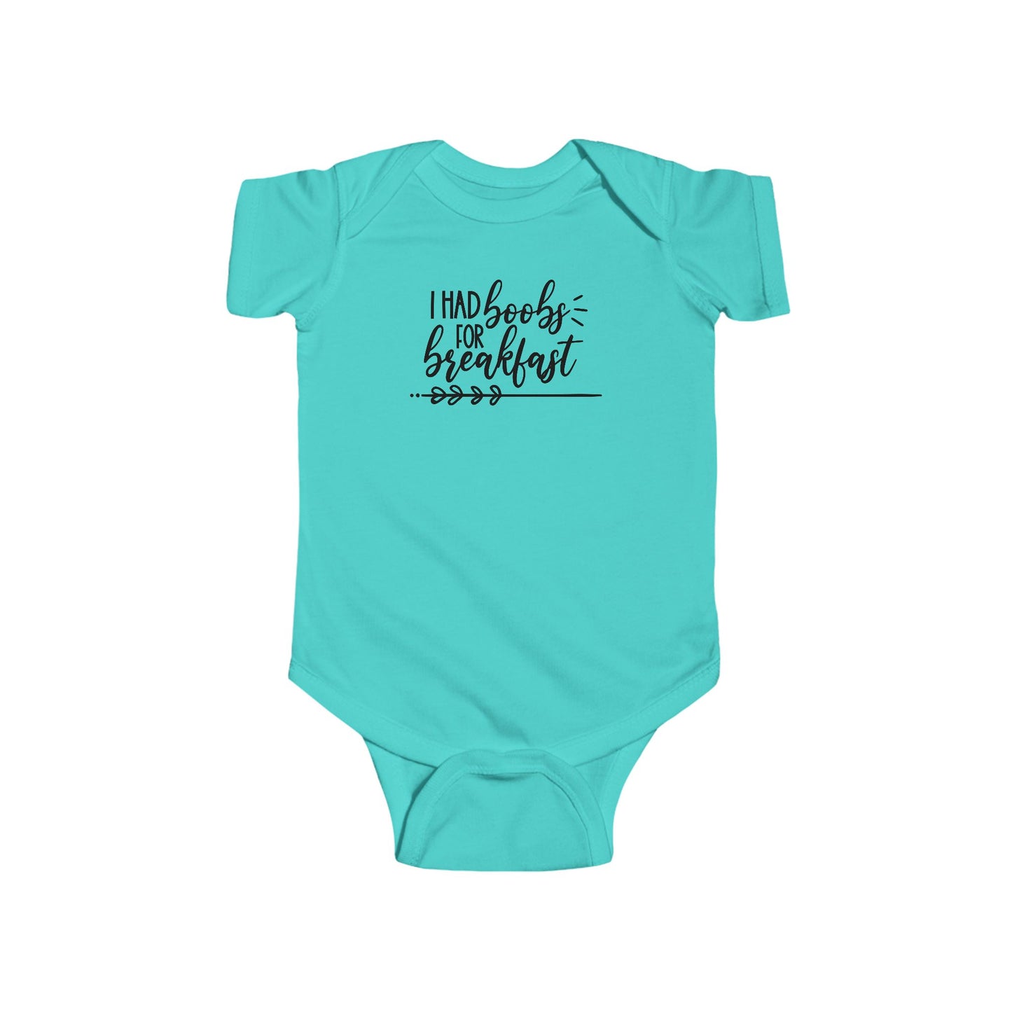 I Had Boobs For Breakfast – Funny Baby Onesie 🍼😴