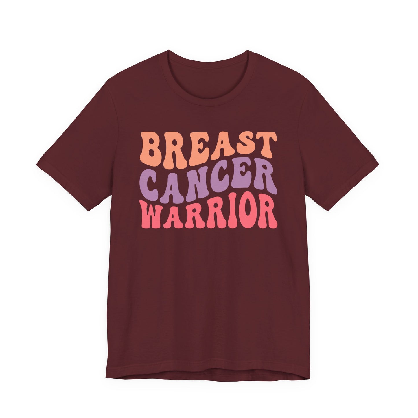 🎗️💪 Breast Cancer Warrior T-Shirt – Bold Retro Awareness Tee for Strength & Support 🌸