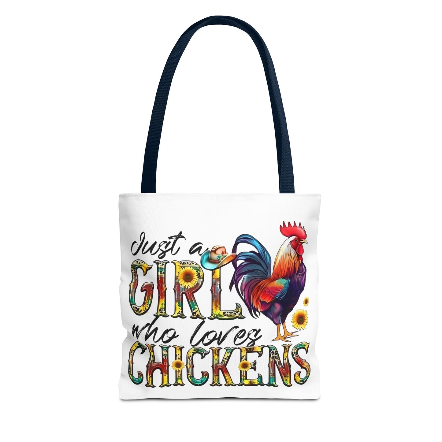 🐔 Solo una chica que ama las gallinas: Bolsa de tela estilo granja para amantes de las gallinas