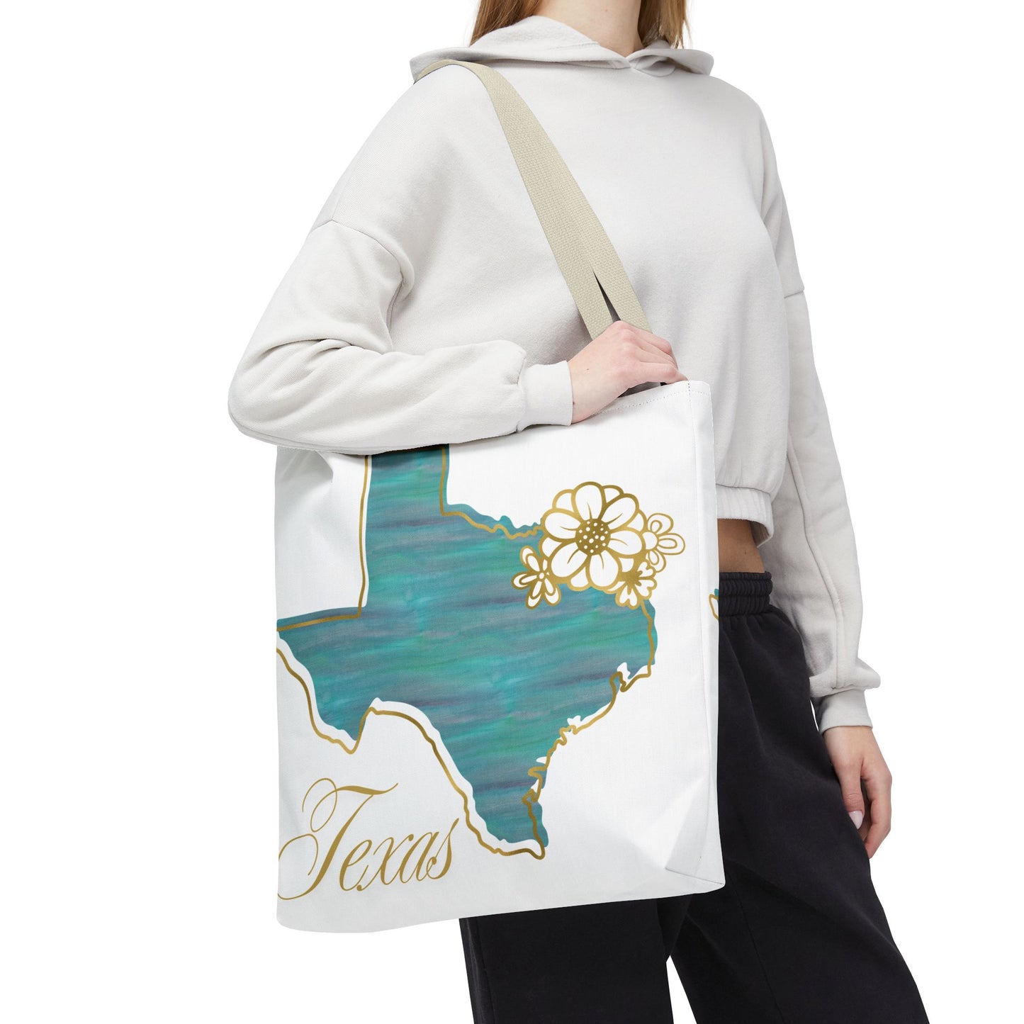 🎨 Texas State Floral Tote Bag – Elegant, Practical & Southern Charm 🌸