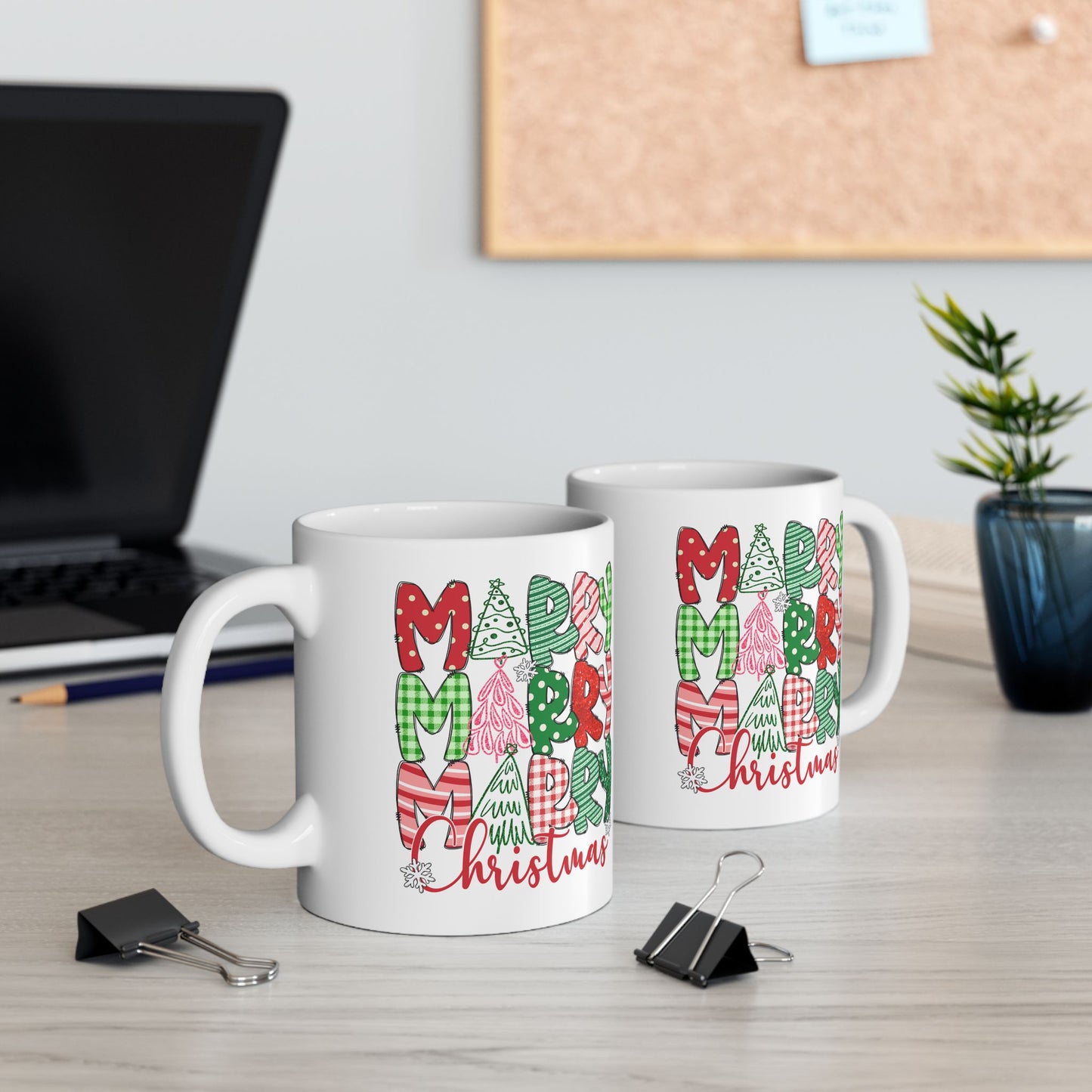 🎄 Merry Merry Merry Christmas Mug – Festive Cheer in Every Sip 🎅