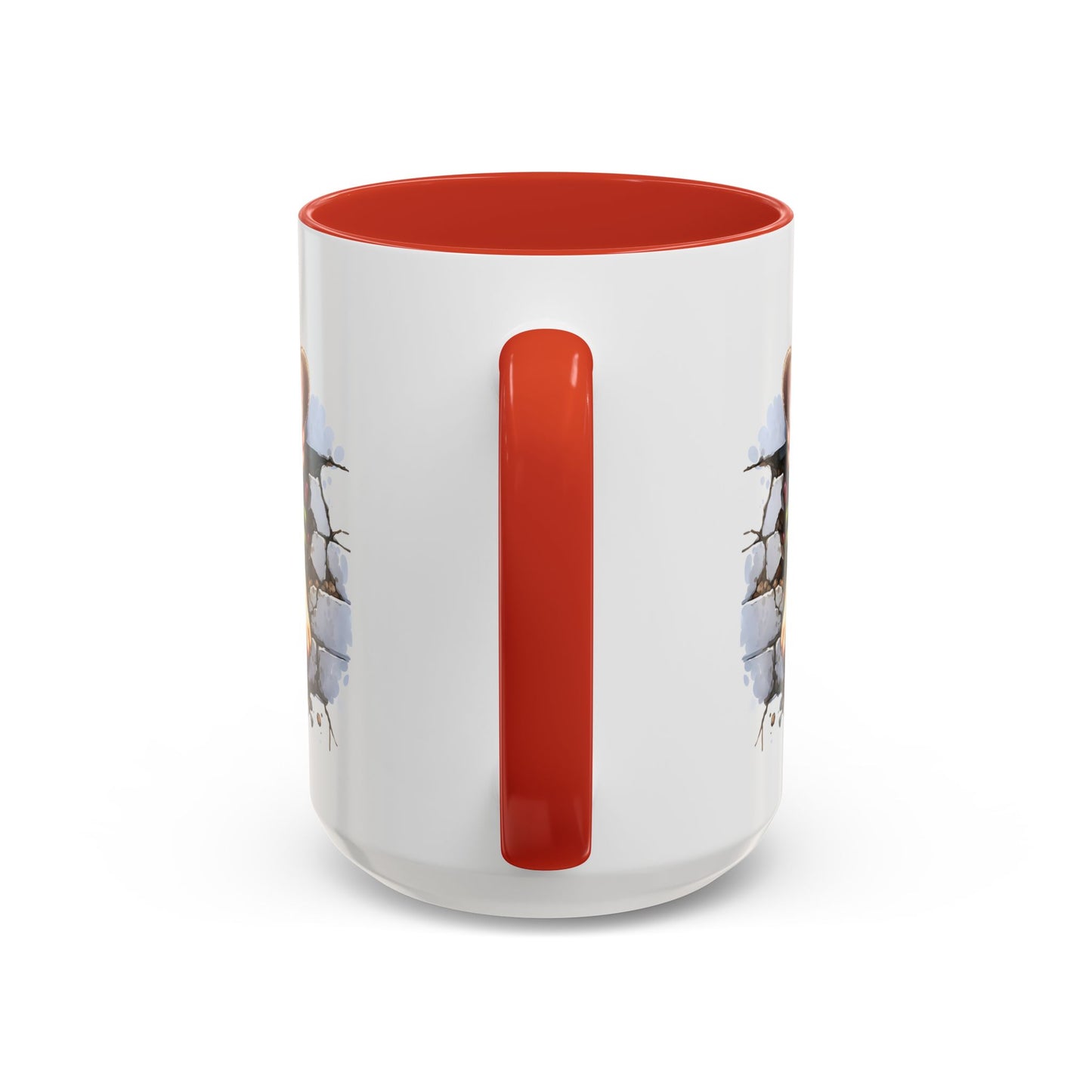 🐾☕ Tan French Bulldog Puppy Accent Mug – Sweet Peek-Through Pup Design ✨