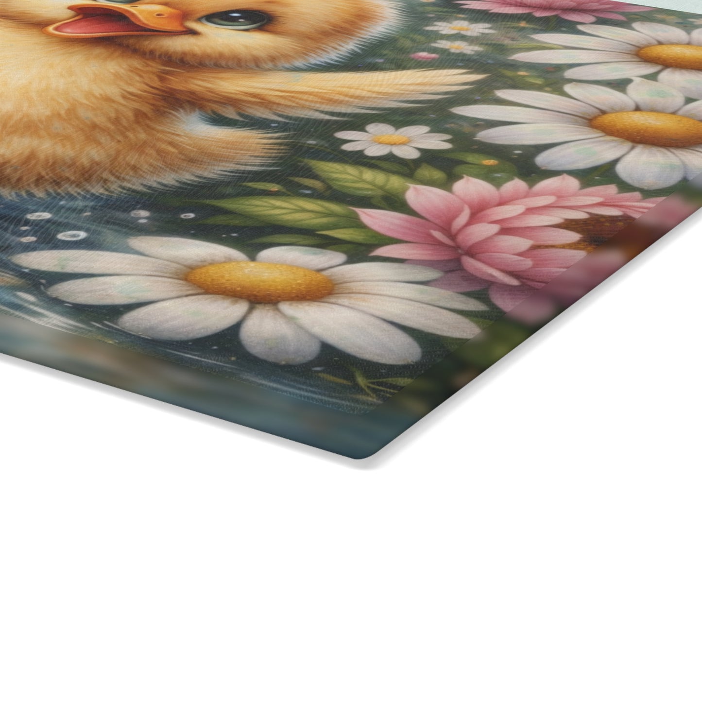 Cheerful Duckling Cutting Board – Playful Springtime Charm for Your Kitchen