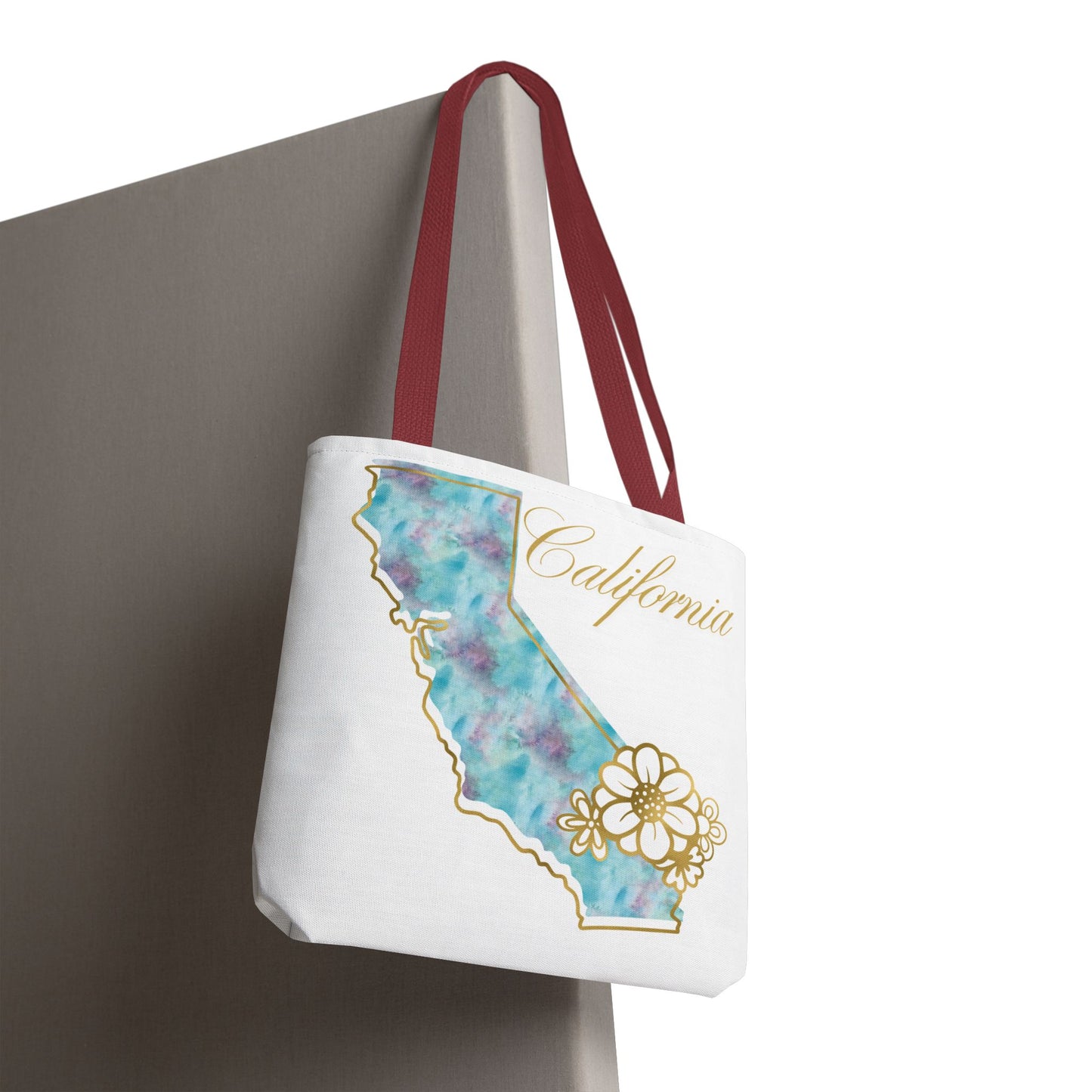 🌸 California State Floral Tote Bag – Elegant, Artistic & Practical 👜