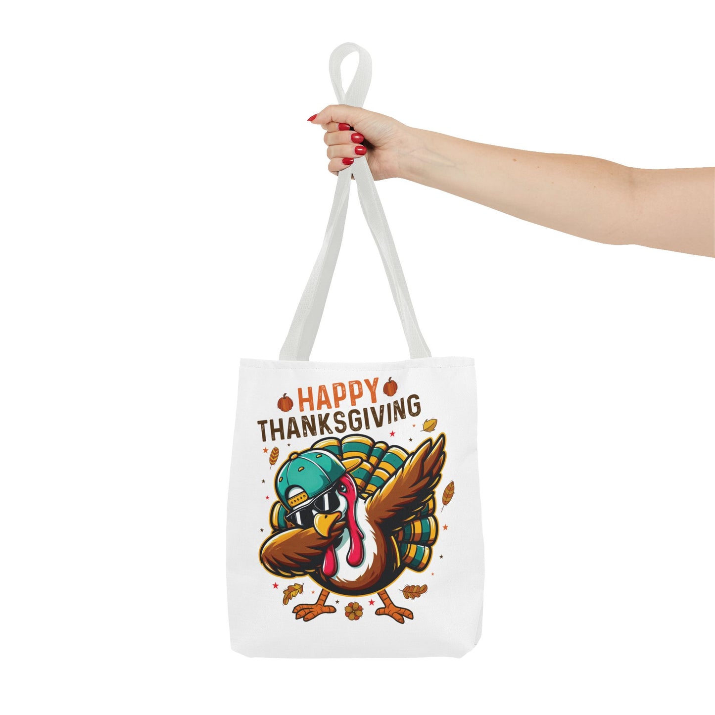 🦃 Dabbing Turkey Tote Bag – Thanksgiving Swagger with Holiday Humor