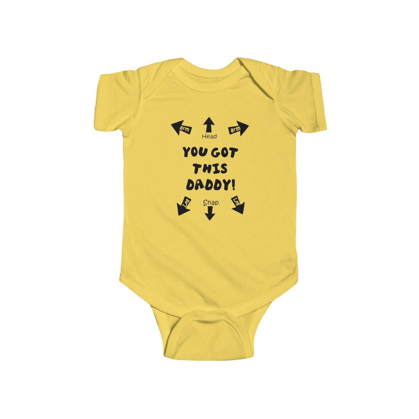 Body para papá y bebé | Divertido body para papá primerizo con flechas | Versión orgánica disponible