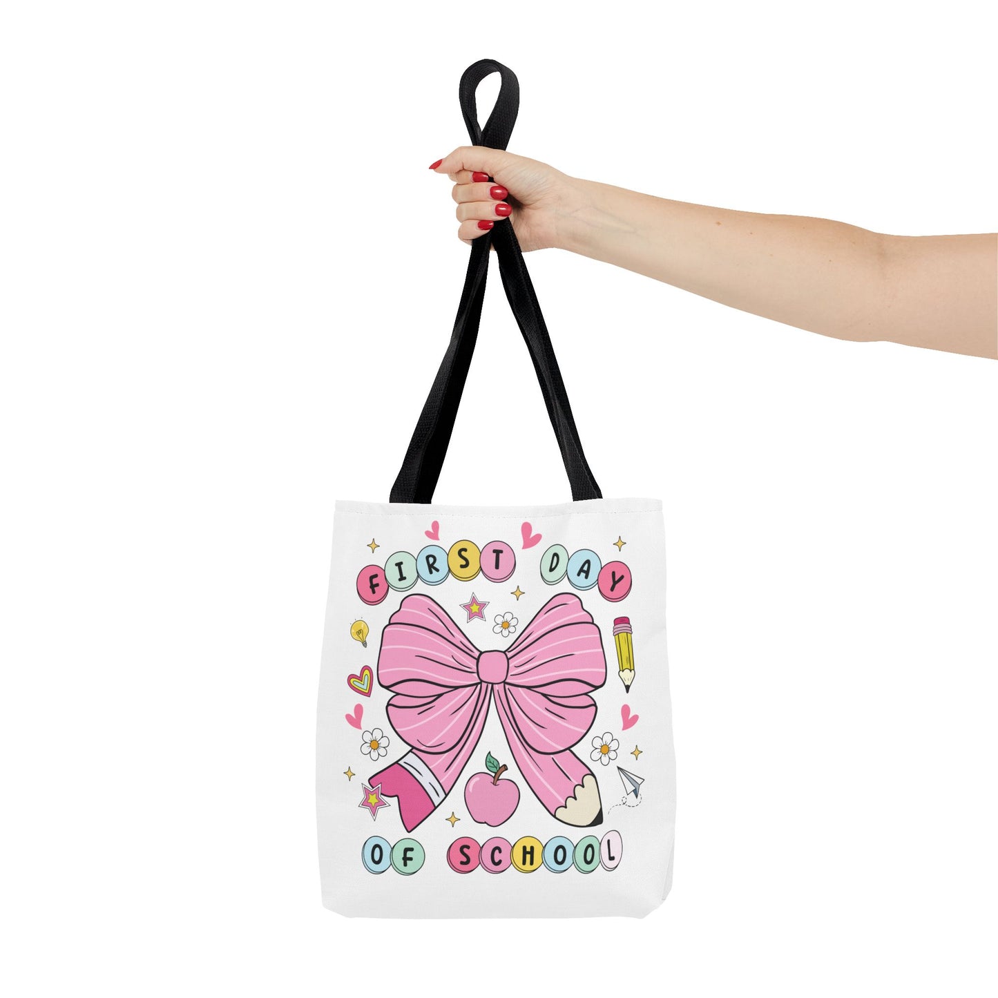 🎀 Coquette First Day of School Tote – Sweet Style for a Smart Start 📚