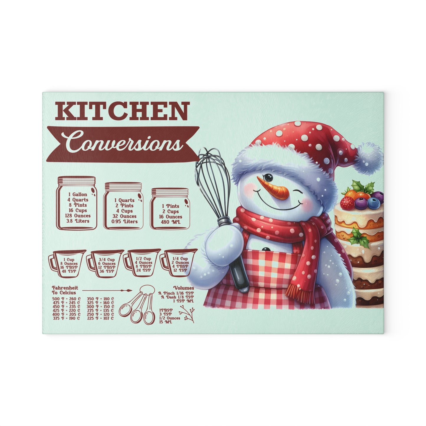 Tabla de cortar con diseño de muñeco de nieve para la cocina: un encanto festivo y escarchado para los reposteros navideños