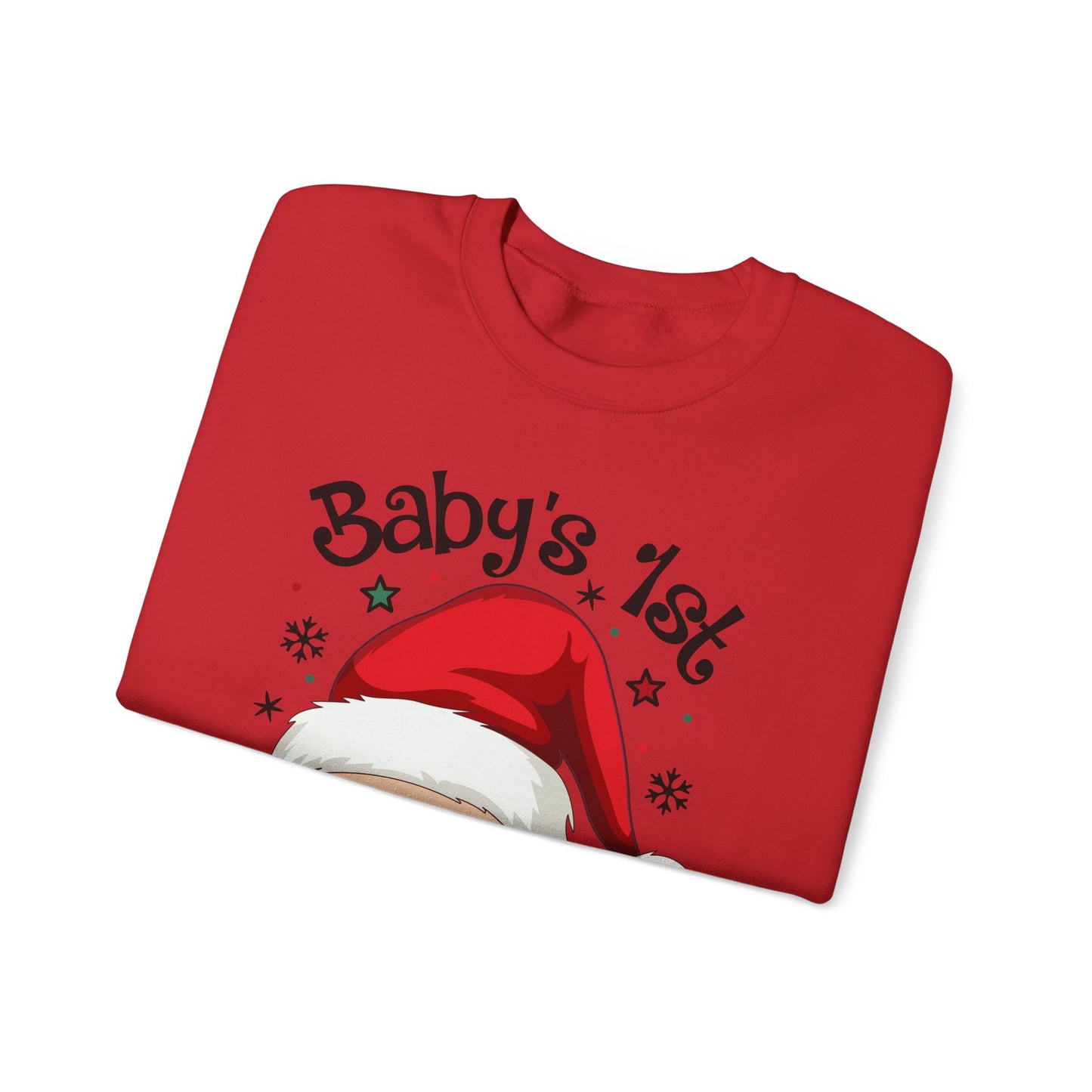 🎅🌲 Santa Baby Christmas Sweatshirt – Adorable Holiday Crewneck