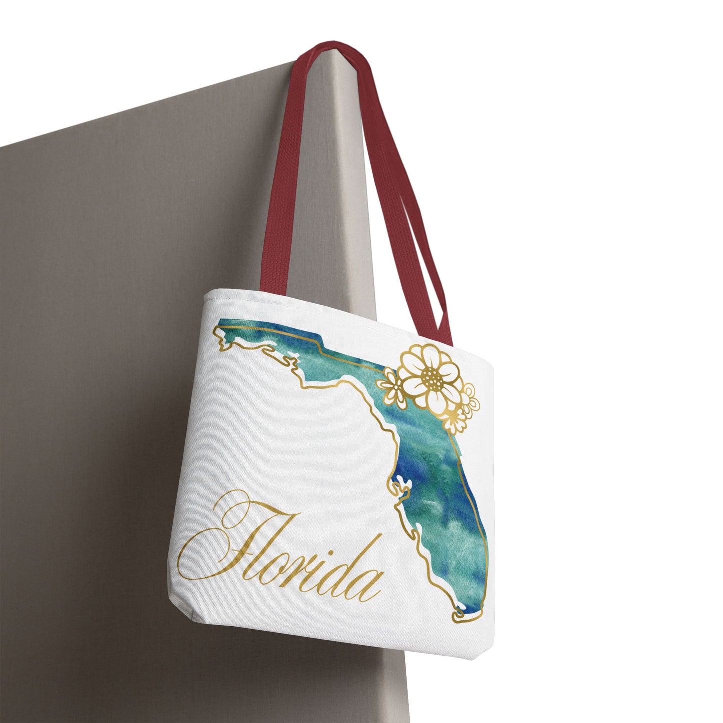 🌸 Florida State Floral Tote Bag – Elegant, Coastal & Practical 👜