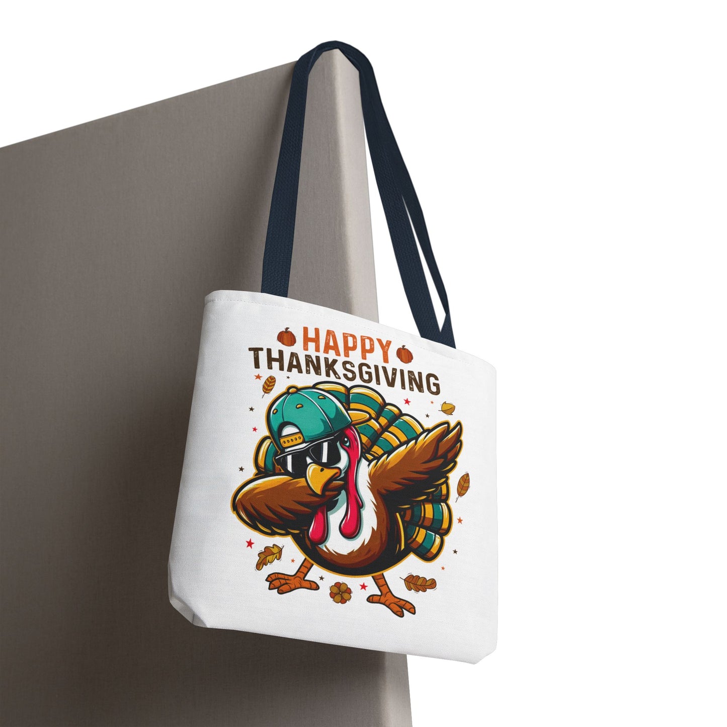 🦃 Dabbing Turkey Tote Bag – Thanksgiving Swagger with Holiday Humor