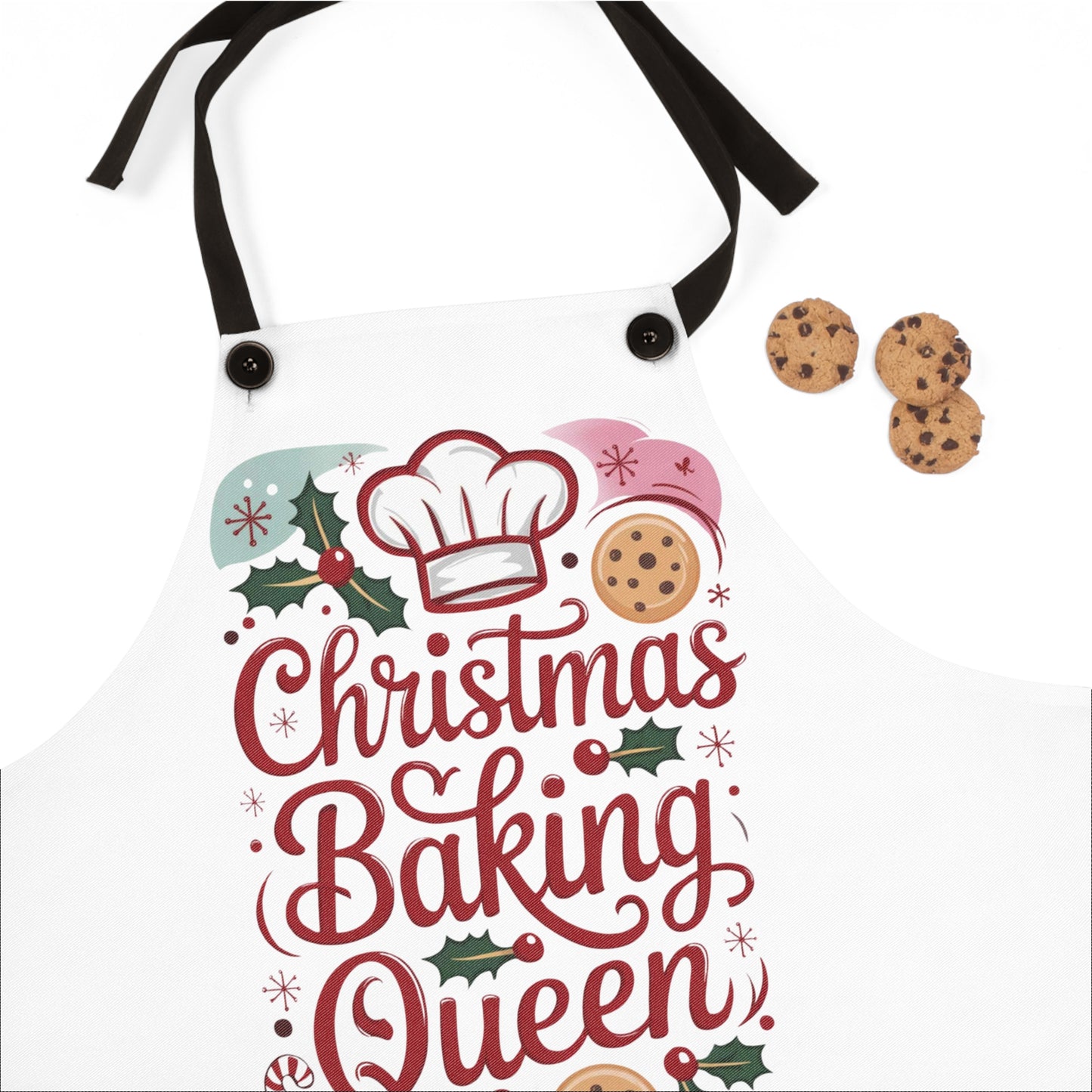 🍪👑 Christmas Baking Queen Apron – Crown the Queen of the Holiday Kitchen