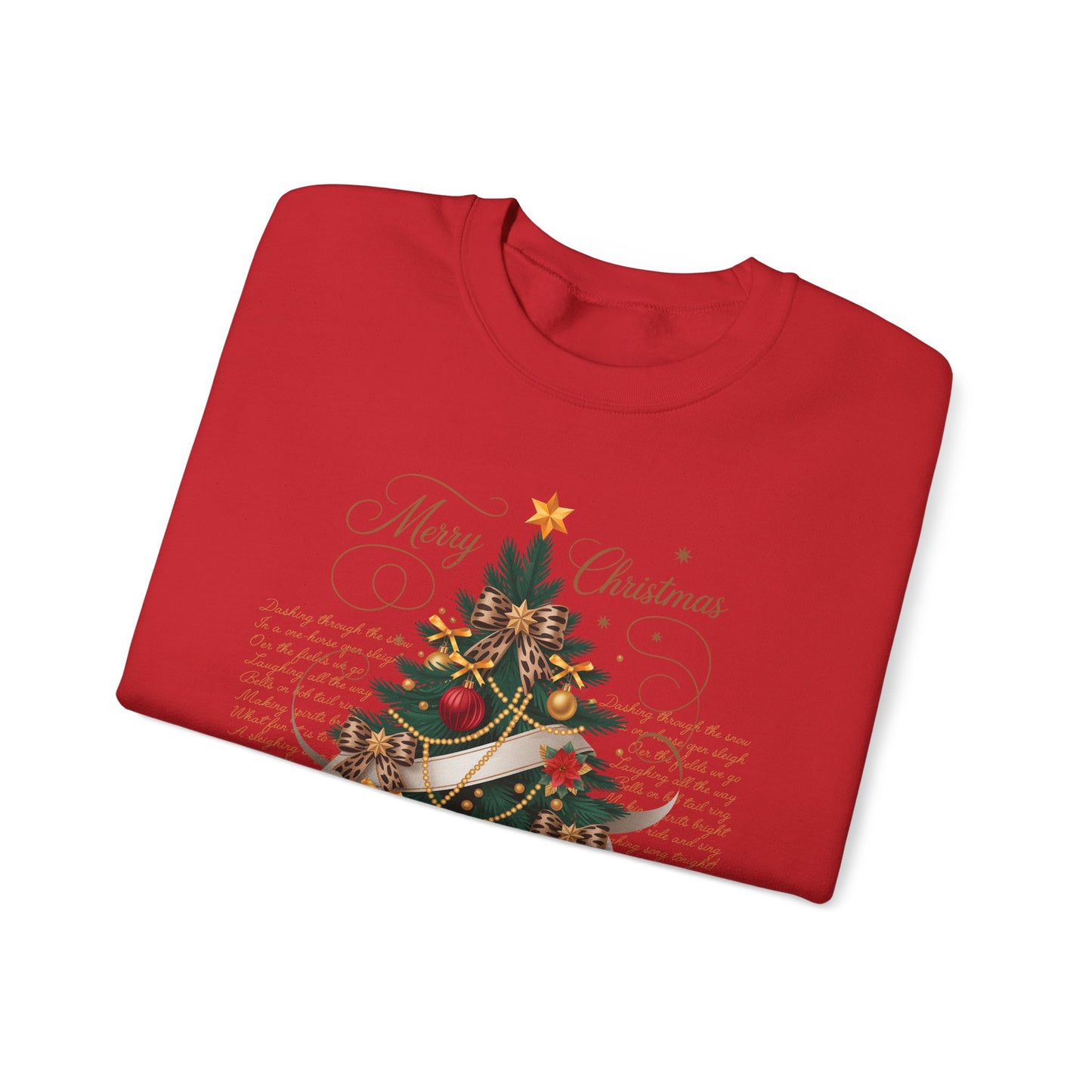 🎄✨ Merry Christmas Tree Sweatshirt – Classic Festive Elegance for 2025 ✨🎅
