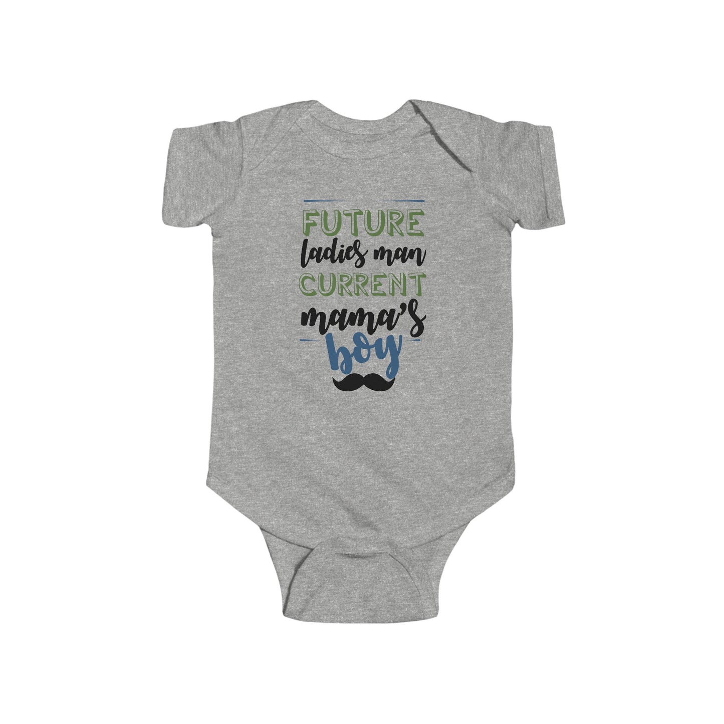 💙 Future Ladies’ Man, Current Mama’s Boy Baby Onesie – Sweet & Playful Statement Outfit 👶✨