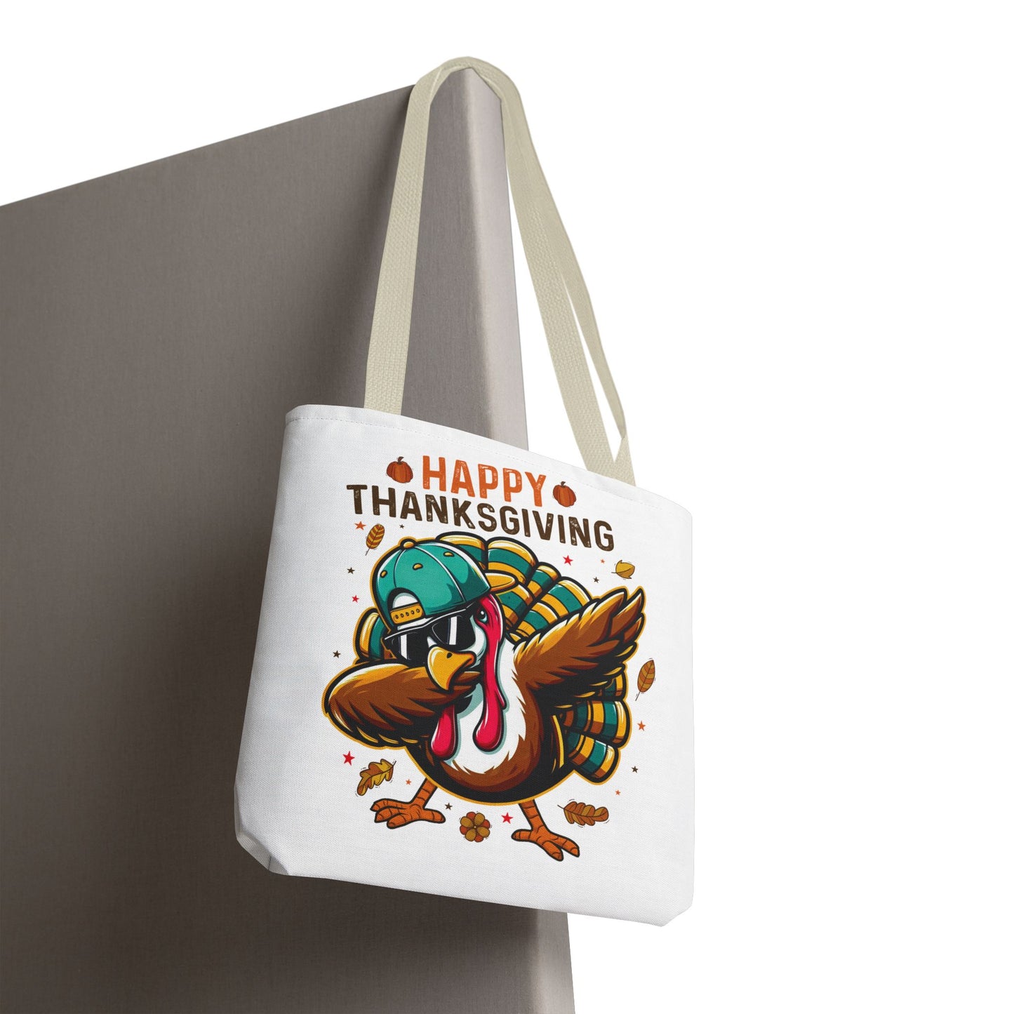 🦃 Dabbing Turkey Tote Bag – Thanksgiving Swagger with Holiday Humor