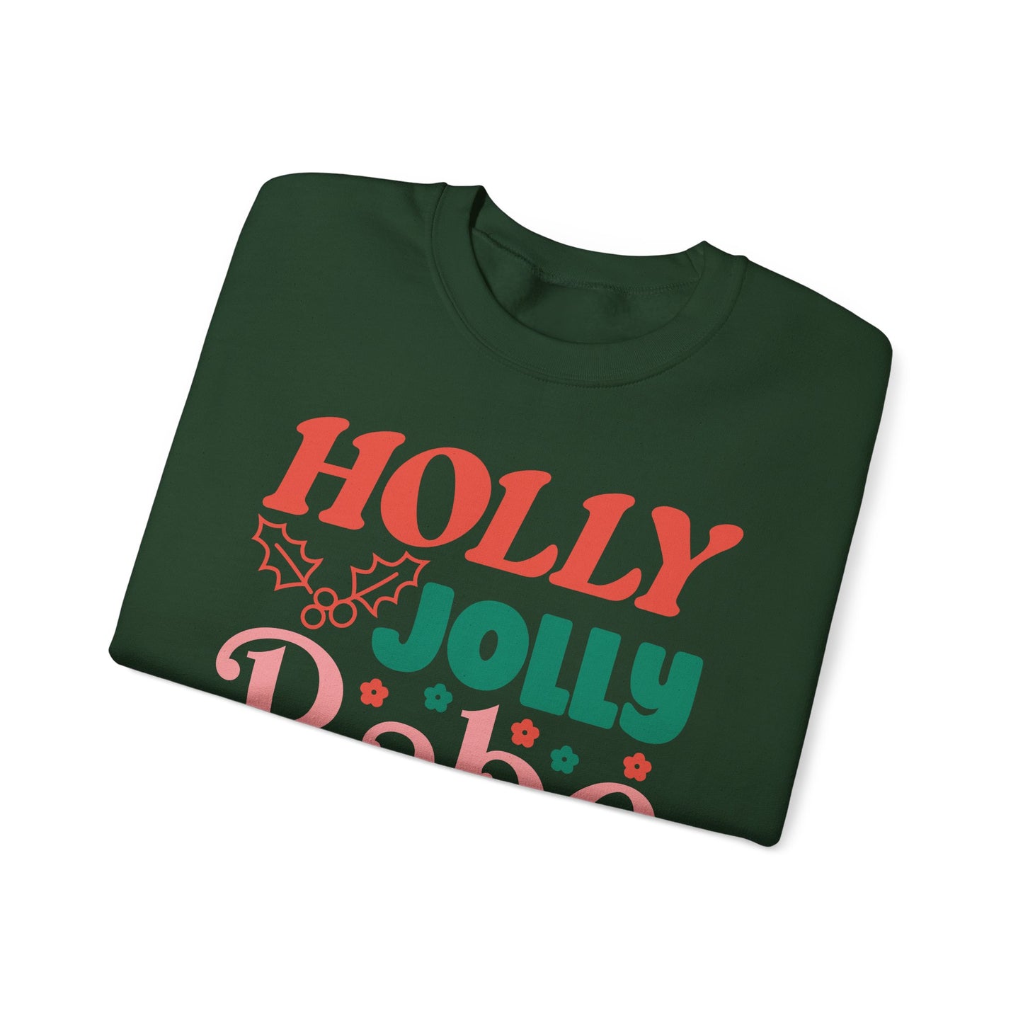 🎀✨ Holly Jolly Babe Retro Crewneck – Cute, Cozy & Festive