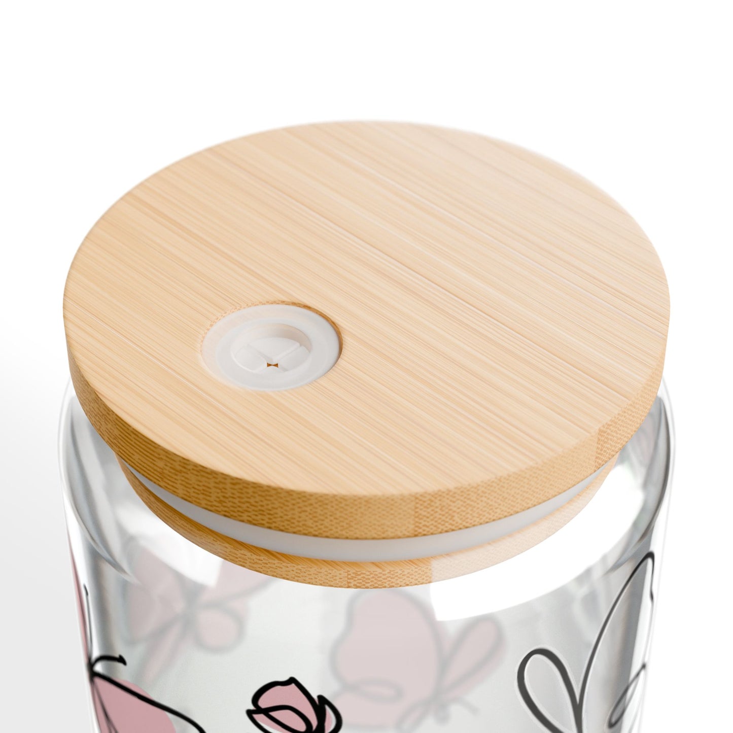 Vaso para beber con forma de mariposa rosa: una fantasía elegante para tus momentos de sorbo