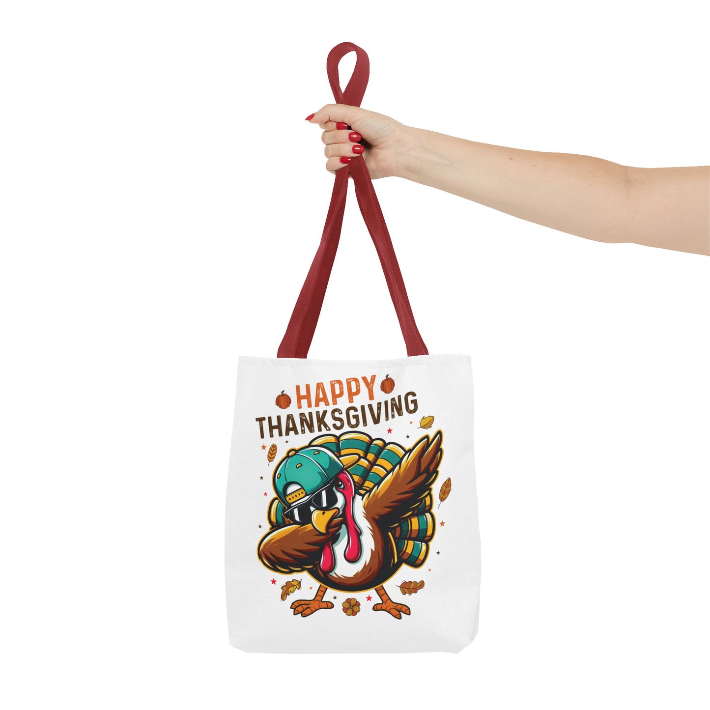 🦃 Dabbing Turkey Tote Bag – Thanksgiving Swagger with Holiday Humor