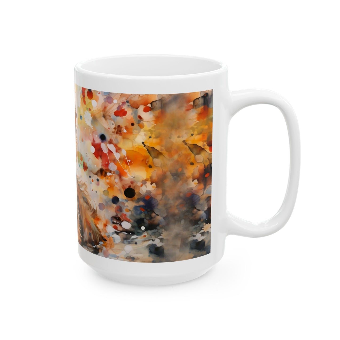 🐾 Watercolor Yorkie Mug – A Delightful Tribute to Your Furry Companion! 🌸