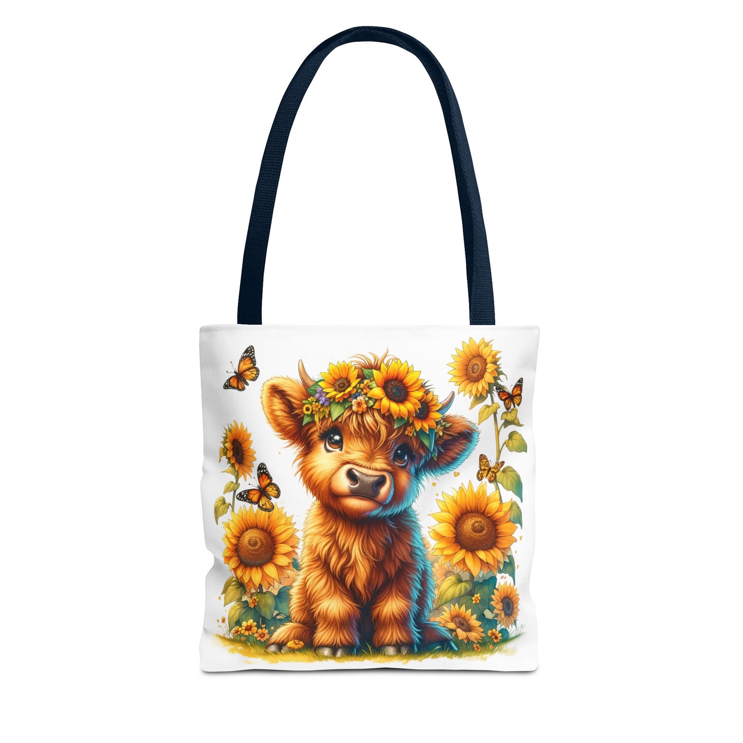 Bolsa de mano de vaca de las Tierras Altas: estética rústica de granja, bolsa de compras reutilizable con un toque rústico y chic, regalo inspirado en la naturaleza para amantes de los animales.