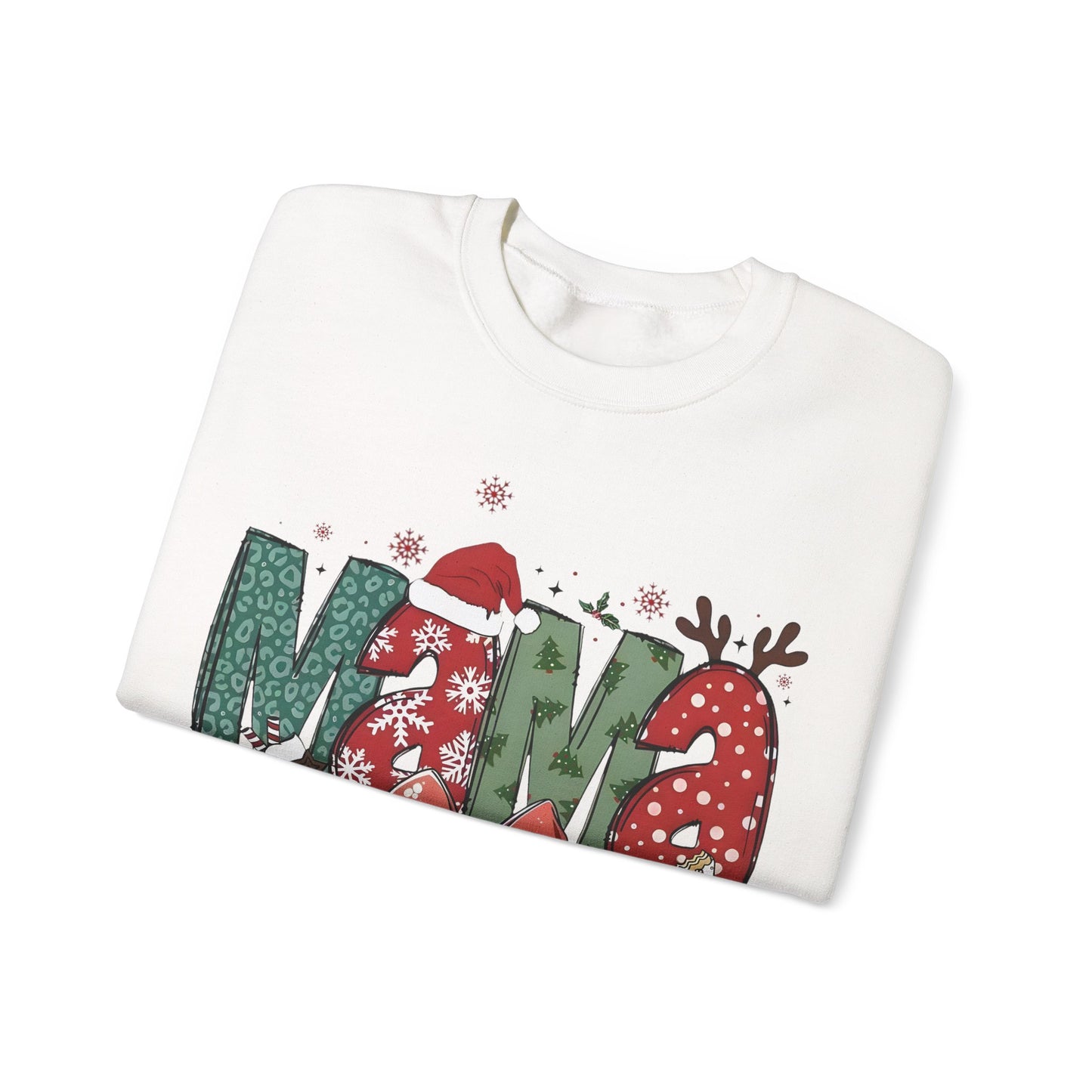 🎀🎄 Mama Christmas Sweatshirt – Festive Holiday Crewneck for Moms