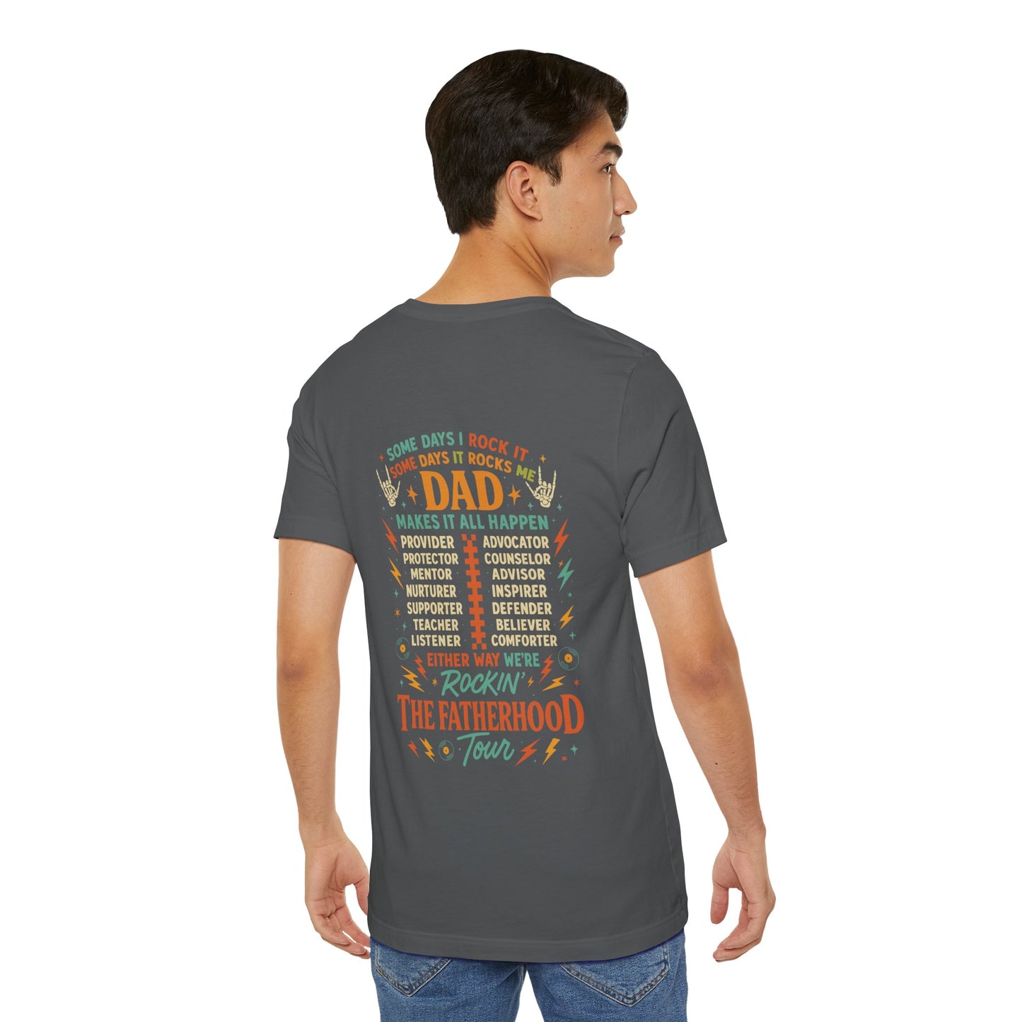 🎤 DAD TOUR – Camiseta divertida para papá inspirada en un concierto
