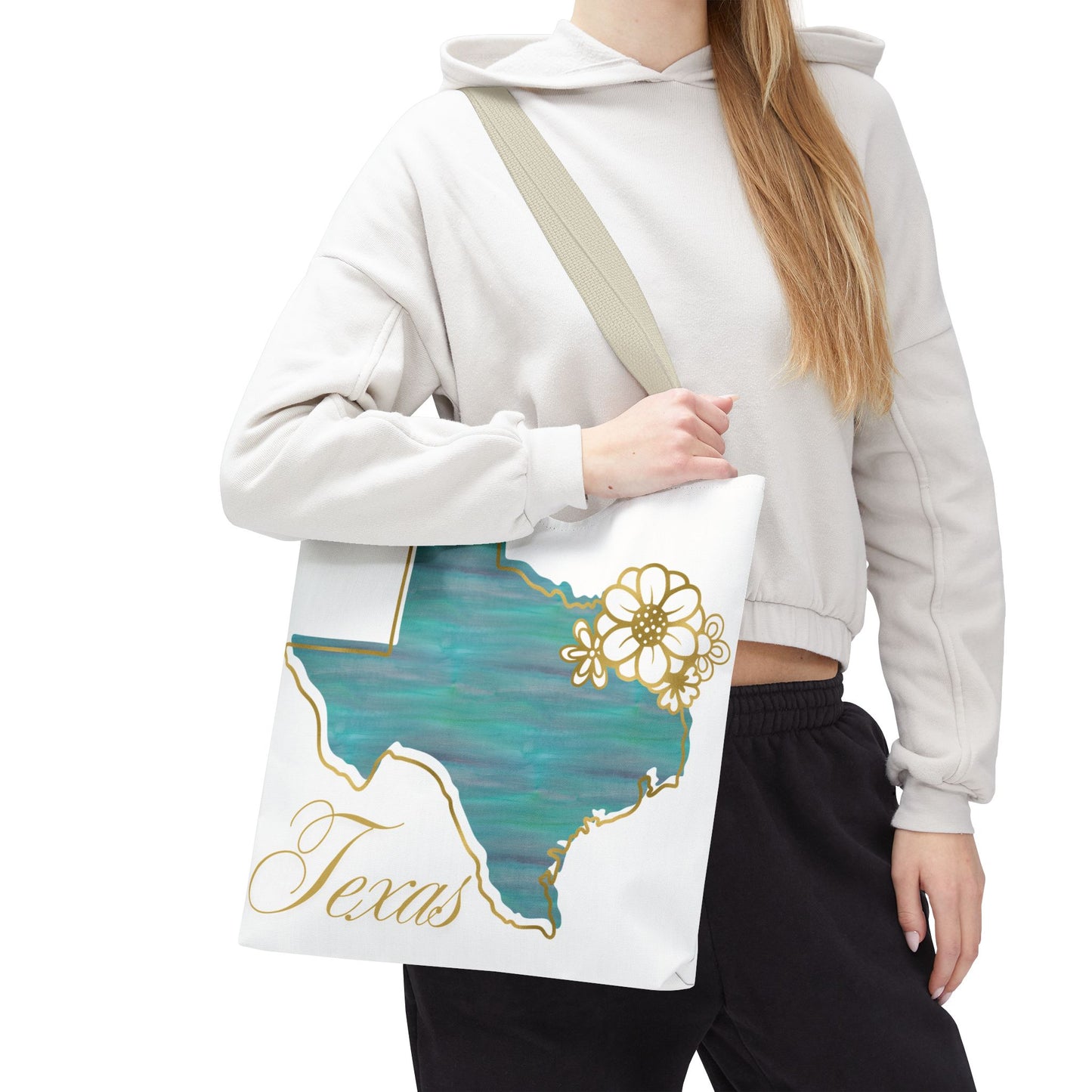 🎨 Texas State Floral Tote Bag – Elegant, Practical & Southern Charm 🌸