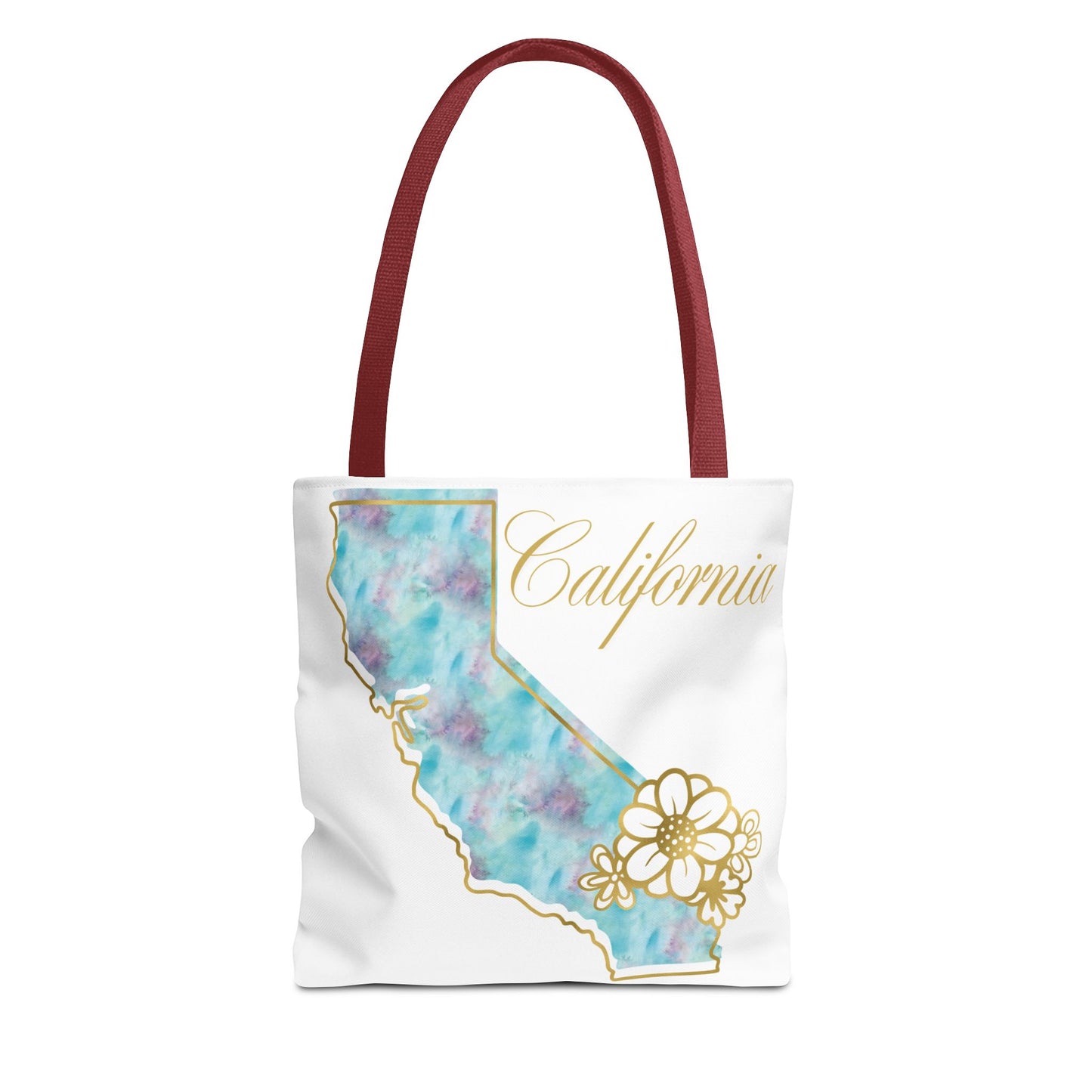 🌸 California State Floral Tote Bag – Elegant, Artistic & Practical 👜