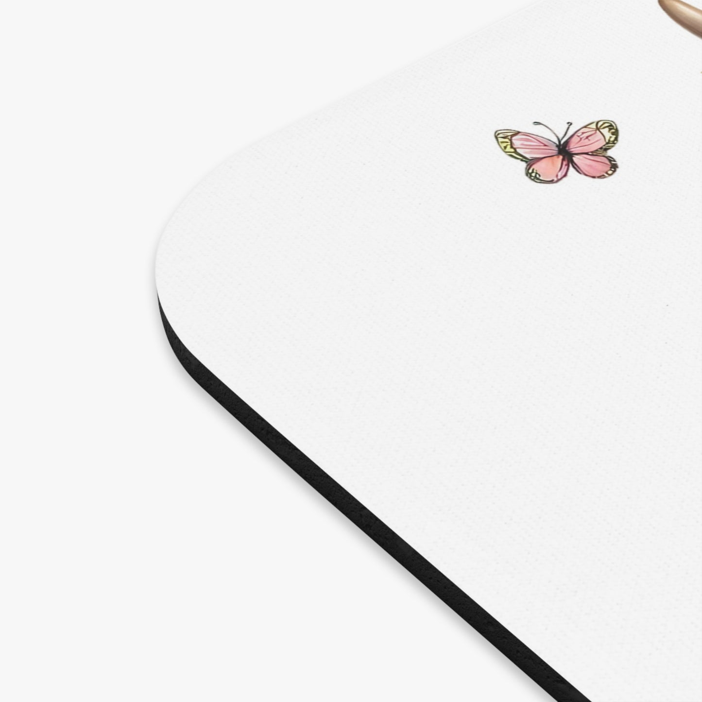 🖱️🌻🦋🐮 Highland Calf Sunflower Garland Mouse Pad – Bright Country Sweetness for Your Desk