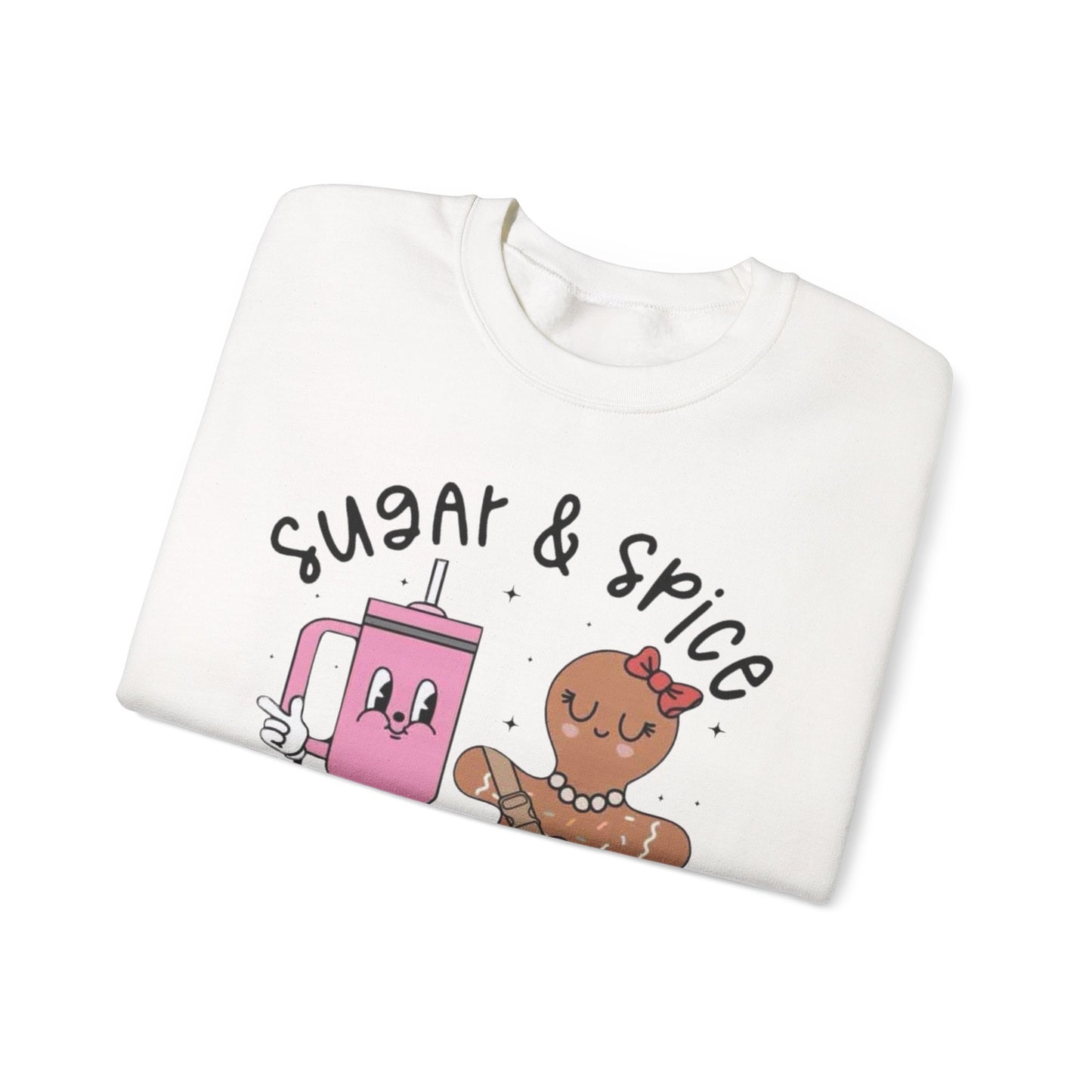 🍬✨ Sugar & Spice Sweatshirt – Sweet Gingerbread & Cozy Vibes 🎄☕