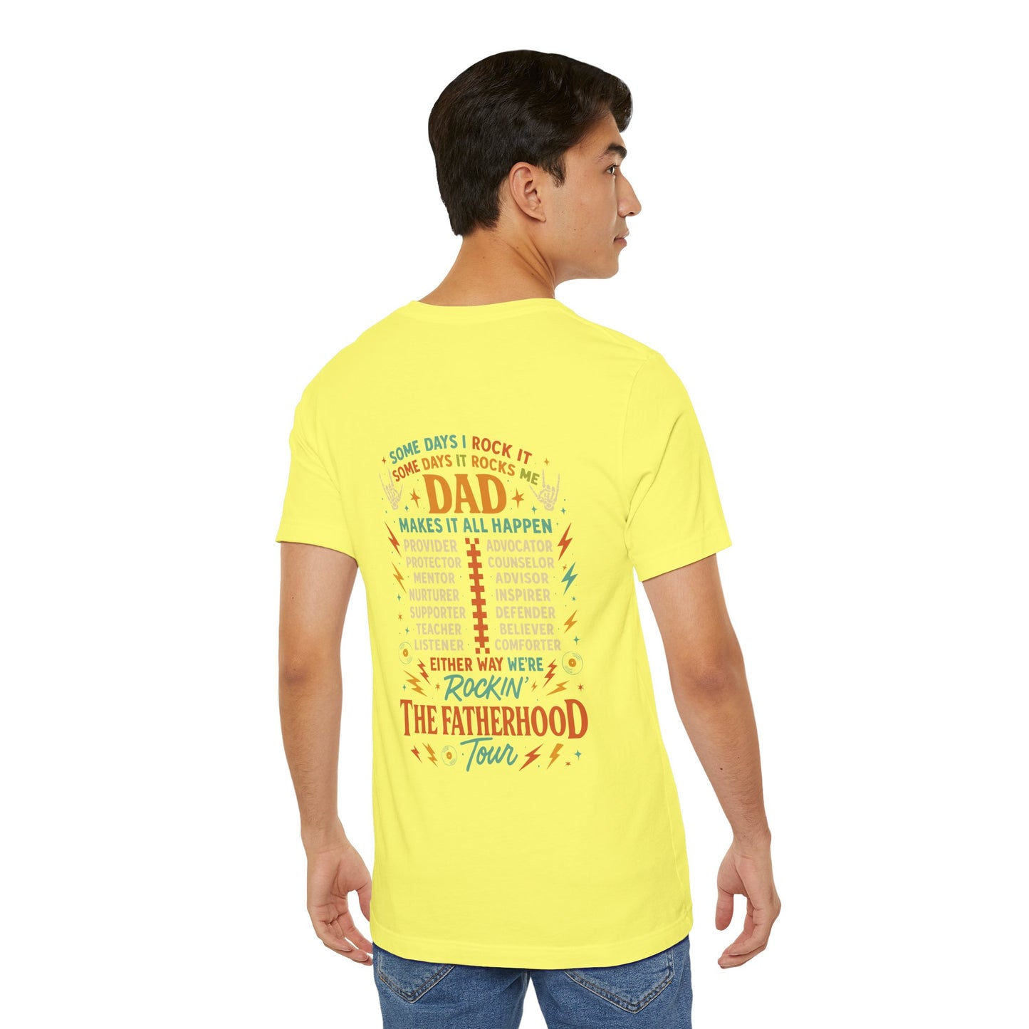 🎤 DAD TOUR – Camiseta divertida para papá inspirada en un concierto
