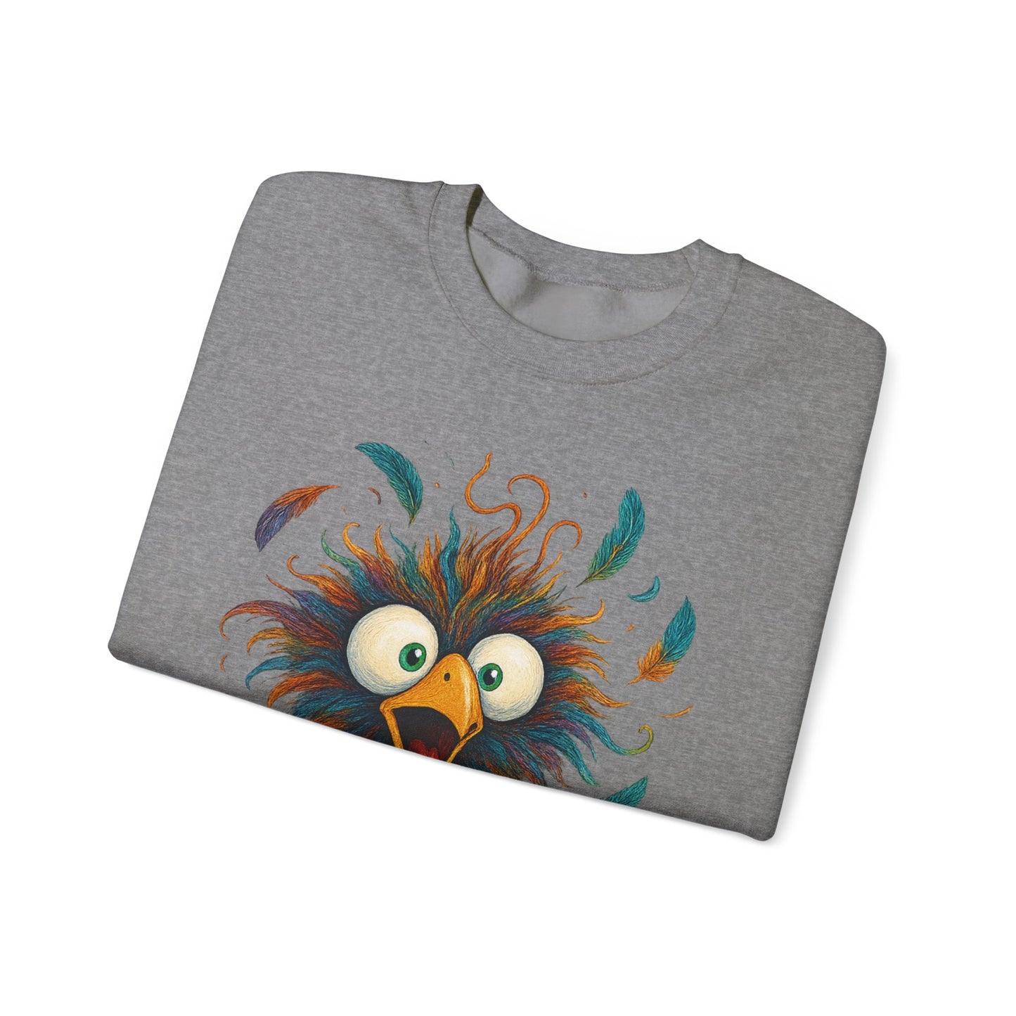 🍂🪽 F.CAW.F Funny Bird Sweatshirt – Quirky Fowl Humor for Everyday Laughs
